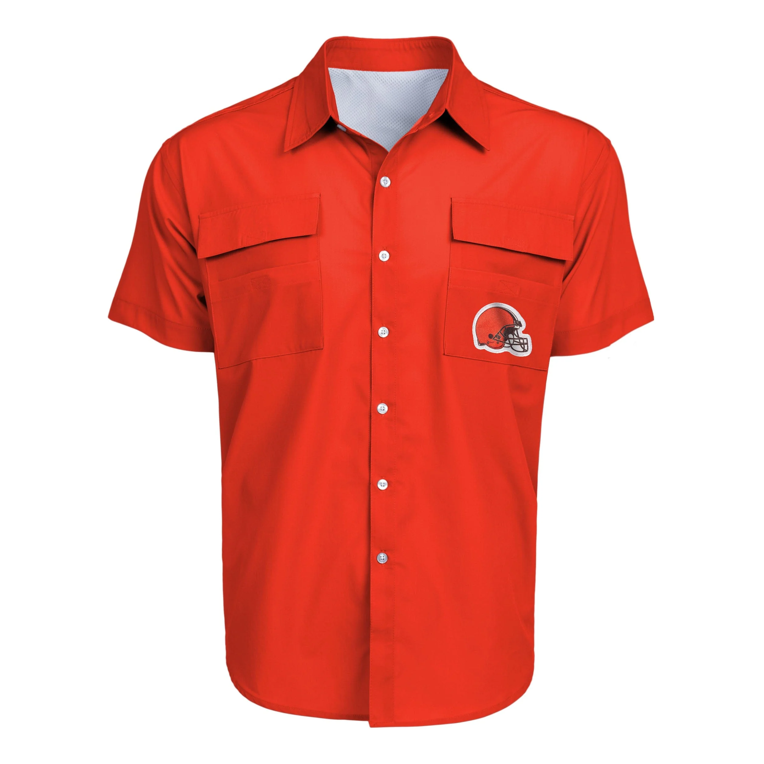 Cleveland Browns NFL Mens Gone Fishing Shirt