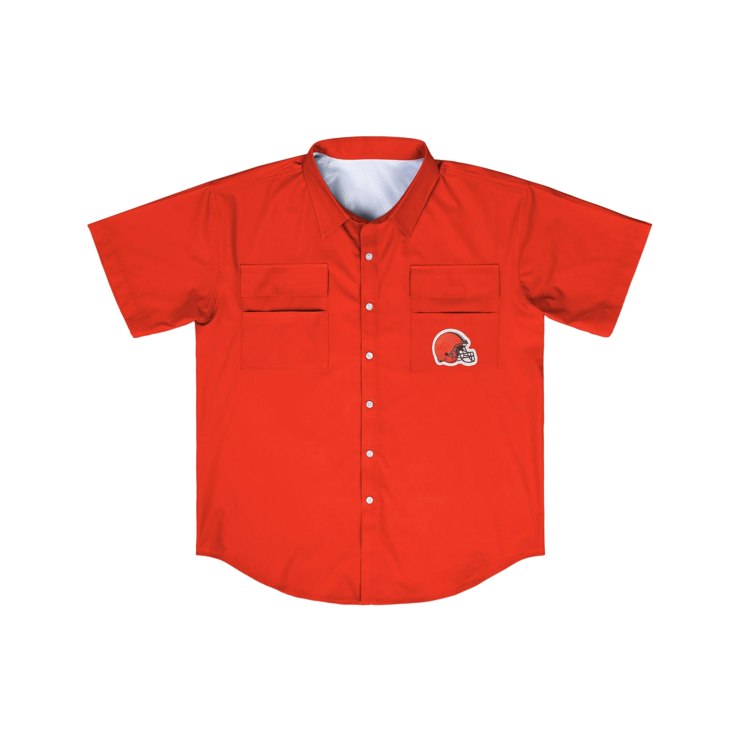 Cleveland Browns NFL Mens Gone Fishing Shirt - Image 7