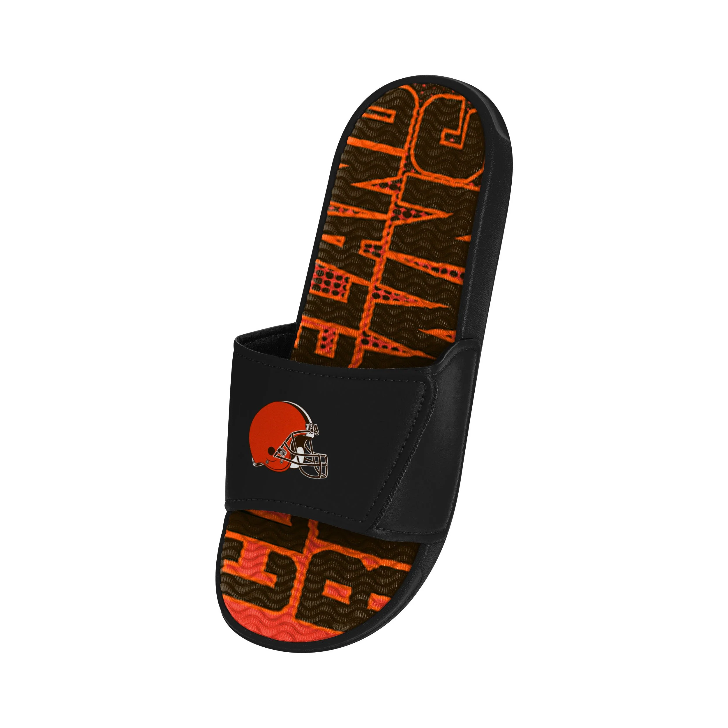 Cleveland Browns NFL Mens Gradient Wordmark Gel Slide - Image 3