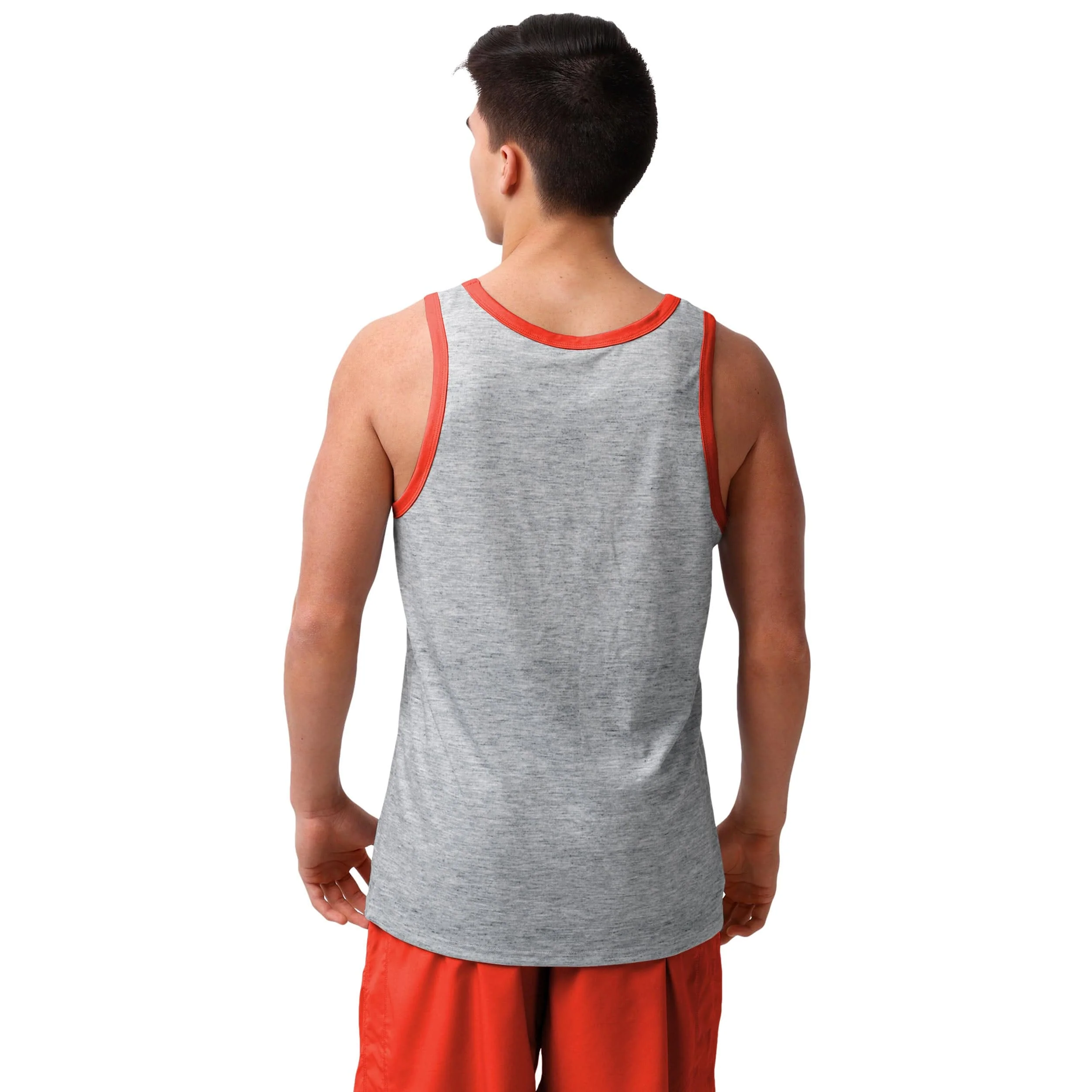 Cleveland Browns NFL Mens Gray Wordmark Sleeveless Top - Image 2