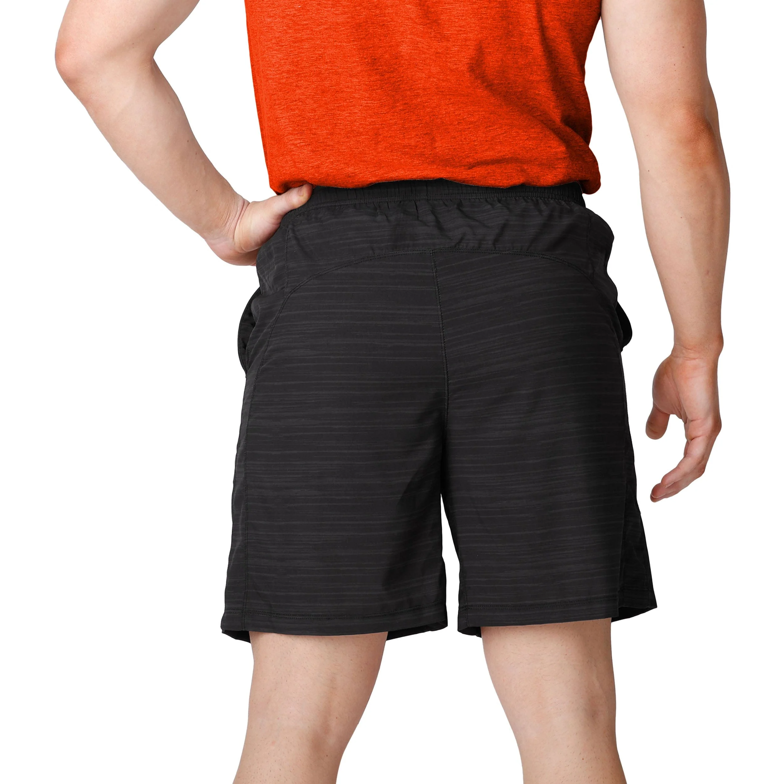 Cleveland Browns NFL Mens Heathered Black Woven Liner Shorts - Image 3