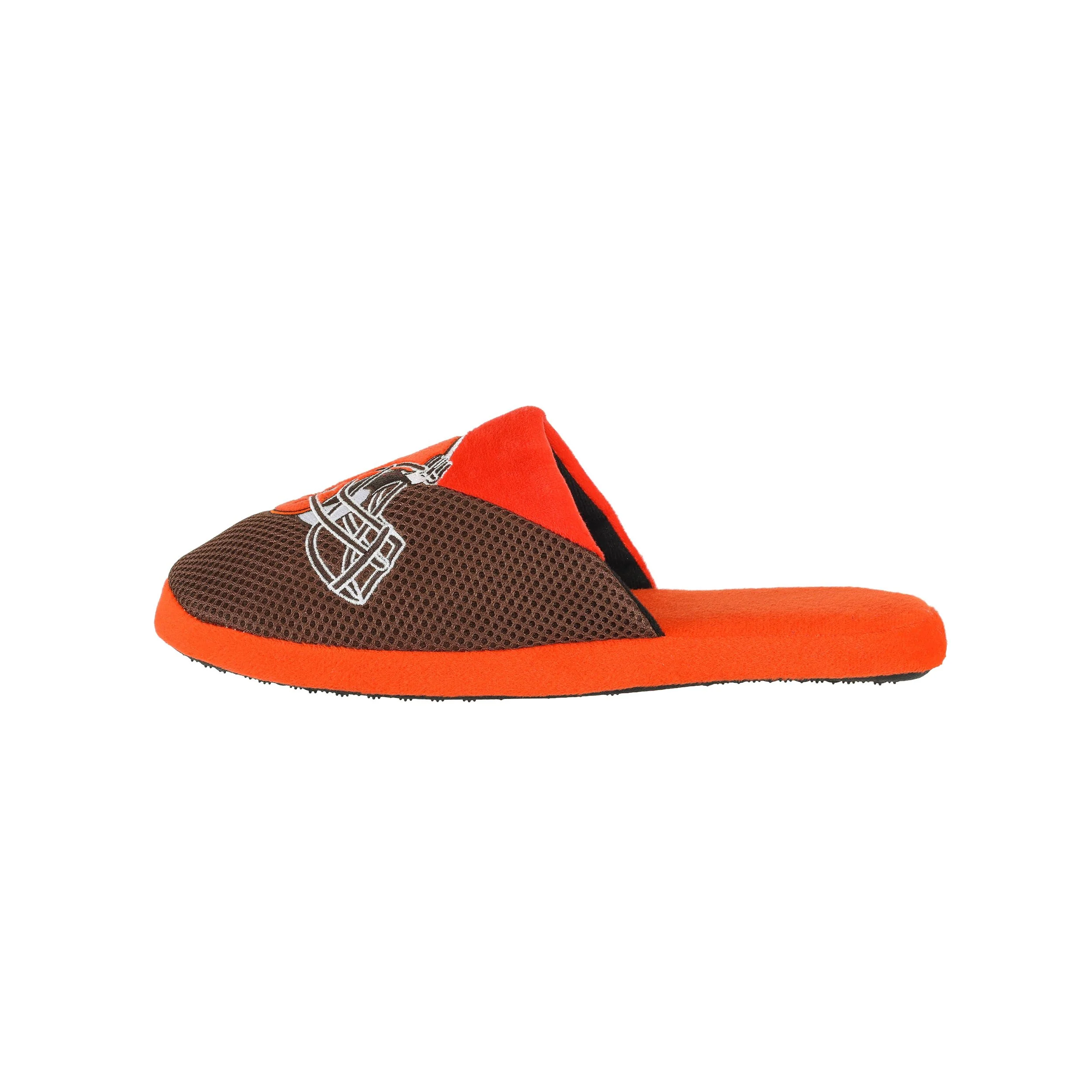 Cleveland Browns NFL Mens Logo Staycation Slippers - Image 2