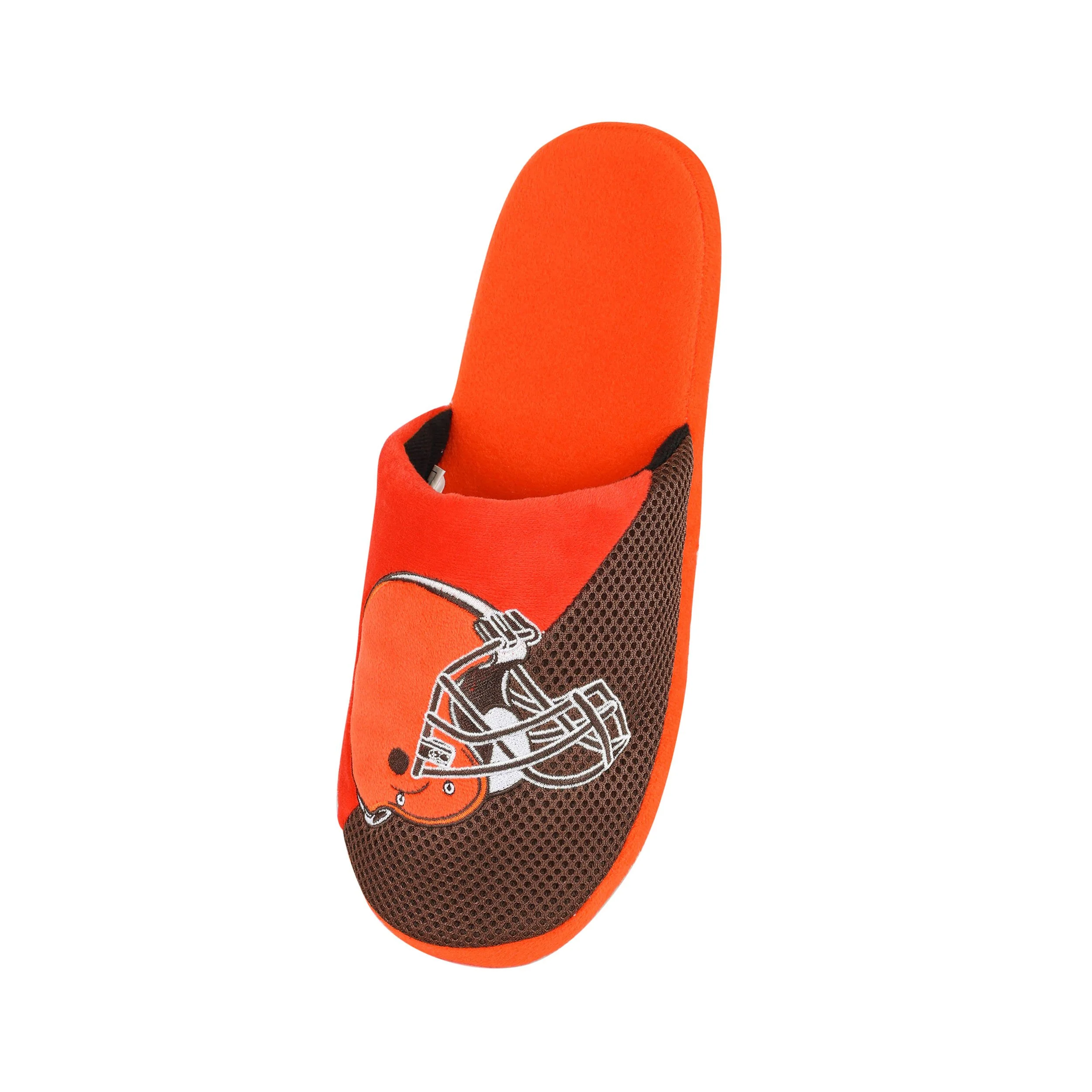 Cleveland Browns NFL Mens Logo Staycation Slippers - Image 3