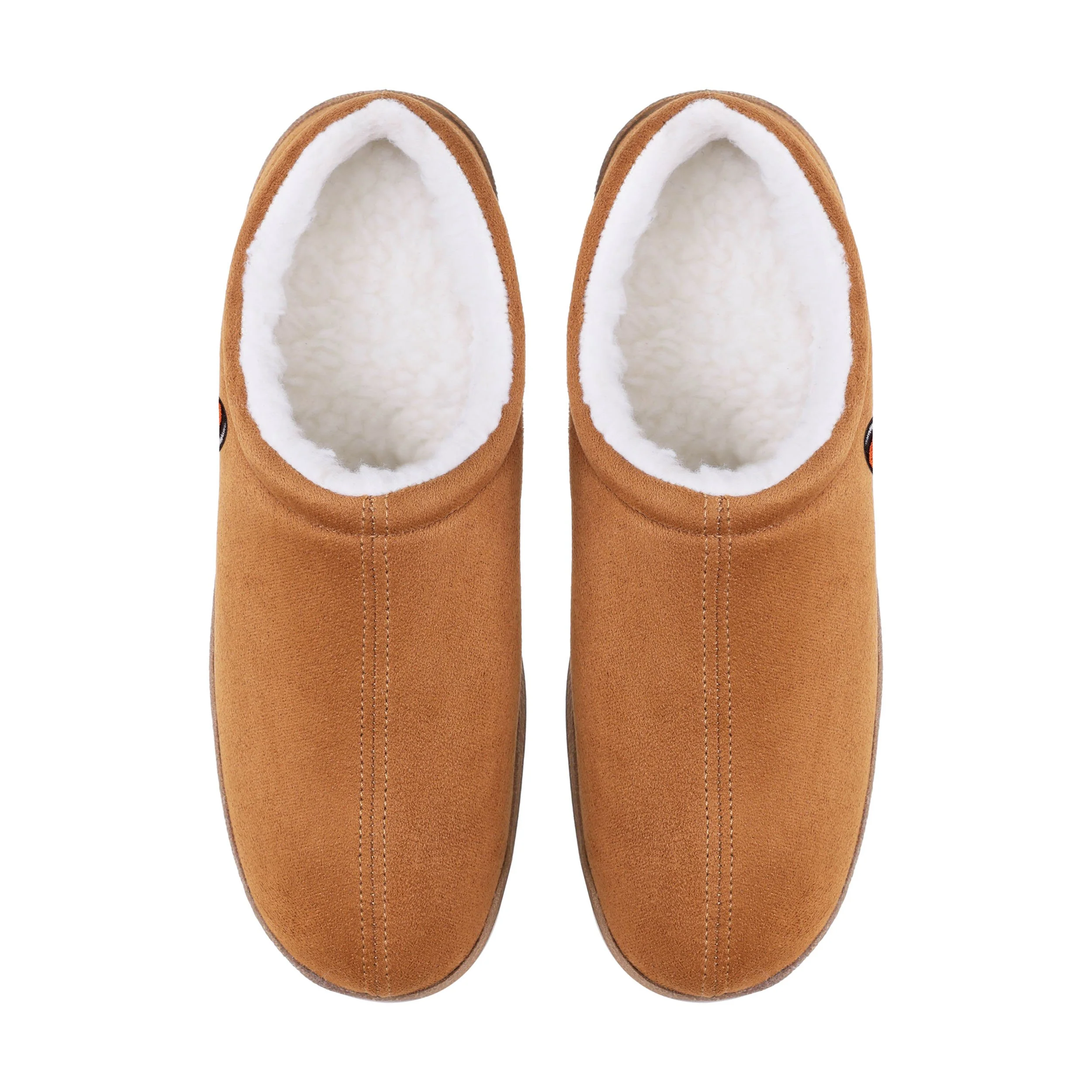 Cleveland Browns NFL Mens Low Top Suede Slippers - Image 4