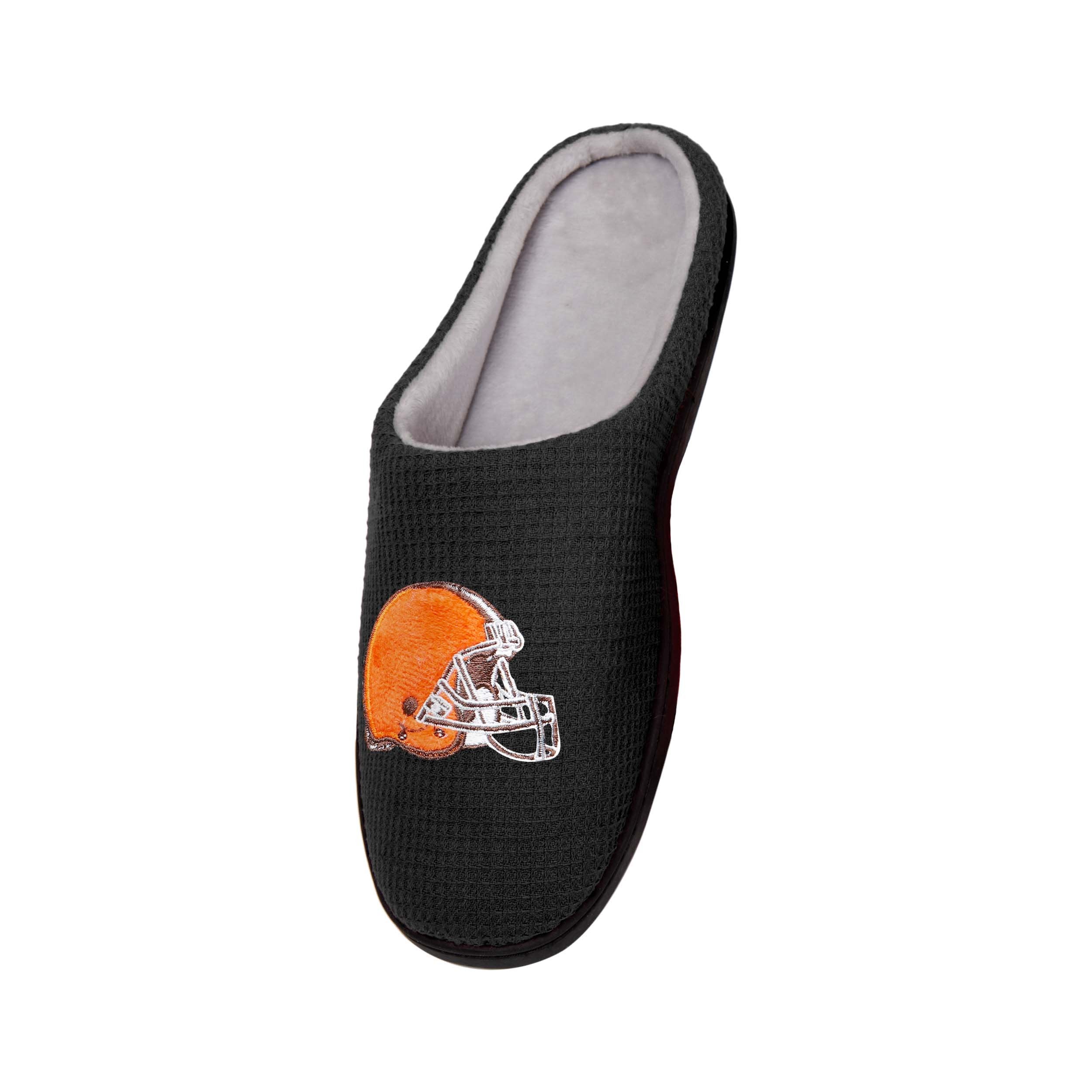 Cleveland Browns NFL Mens Memory Foam Slide Slippers - Image 3