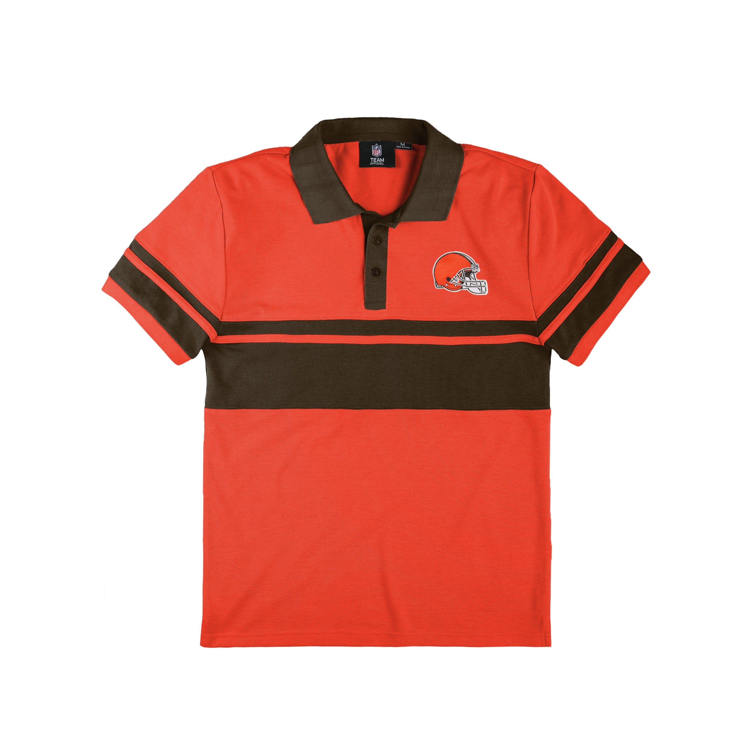 Cleveland Browns NFL Mens Original Rugby Stripe Polo - Image 4