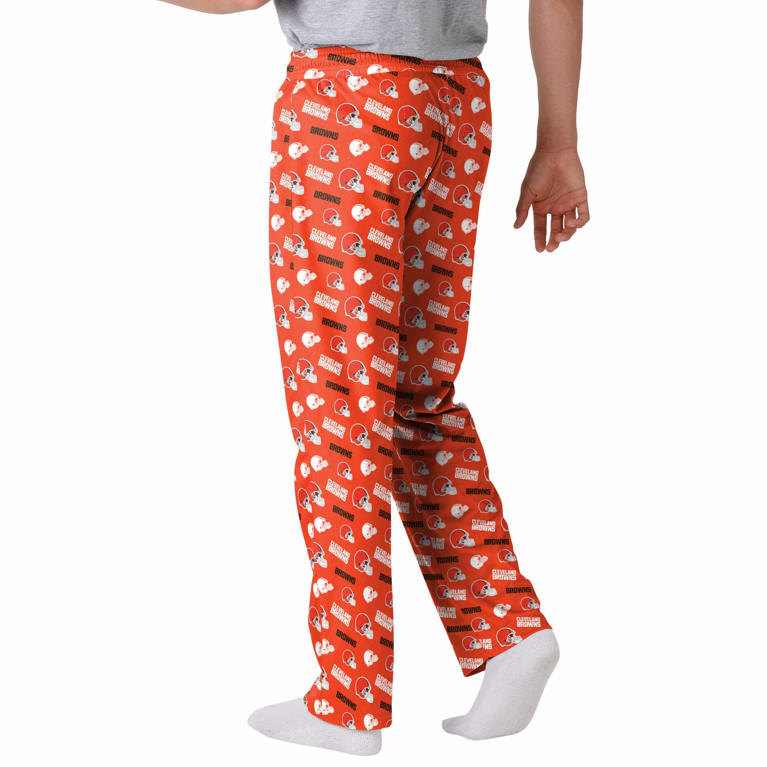 Cleveland Browns NFL Mens Repeat Print Lounge Pants - Image 2