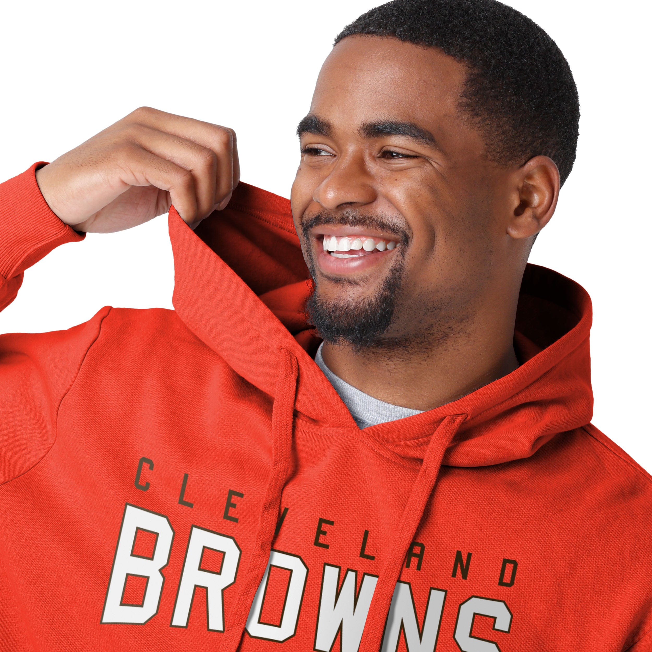 Cleveland Browns NFL Mens Solid Hoodie - Image 4
