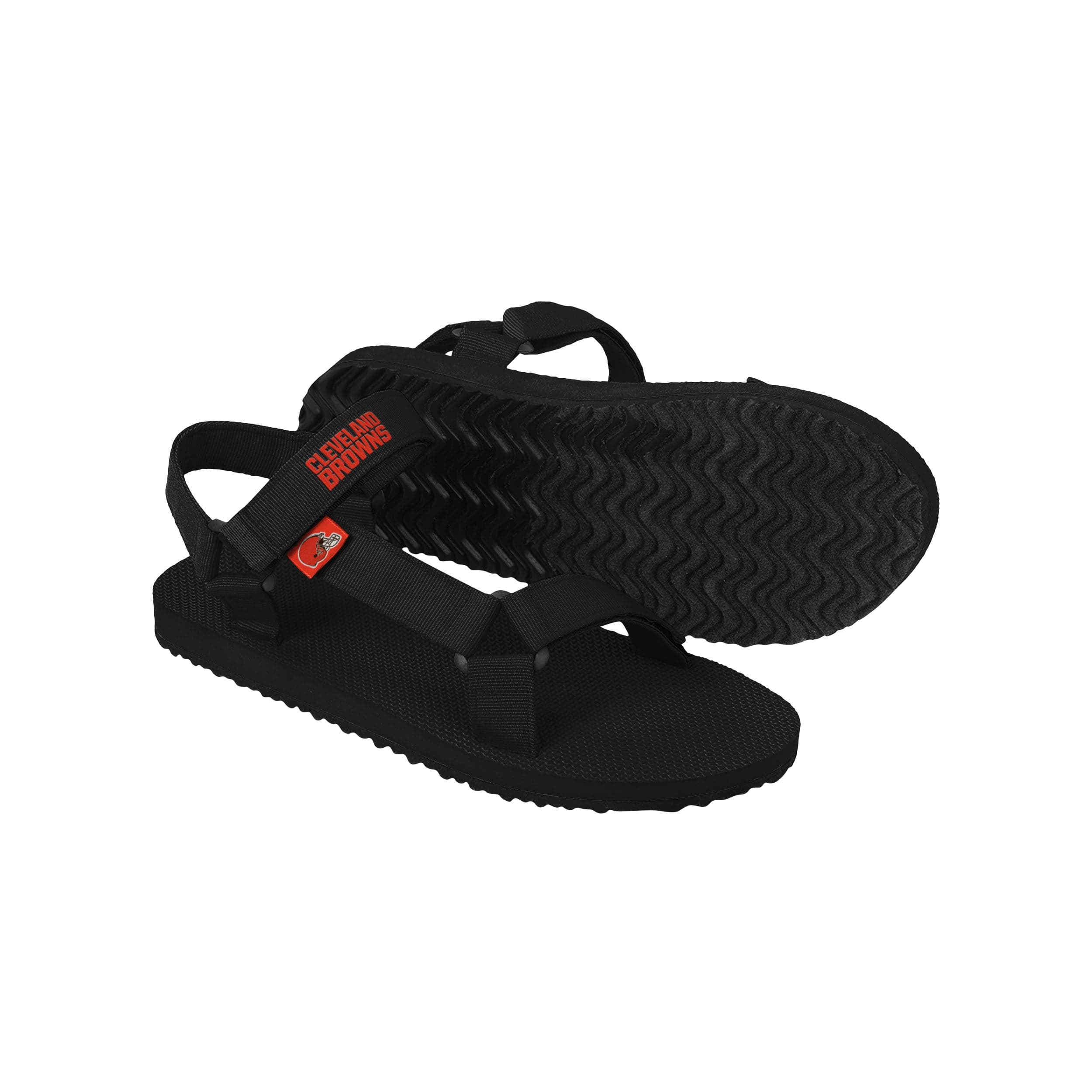 Cleveland Browns NFL Mens Solid Strap Sandal - Image 3