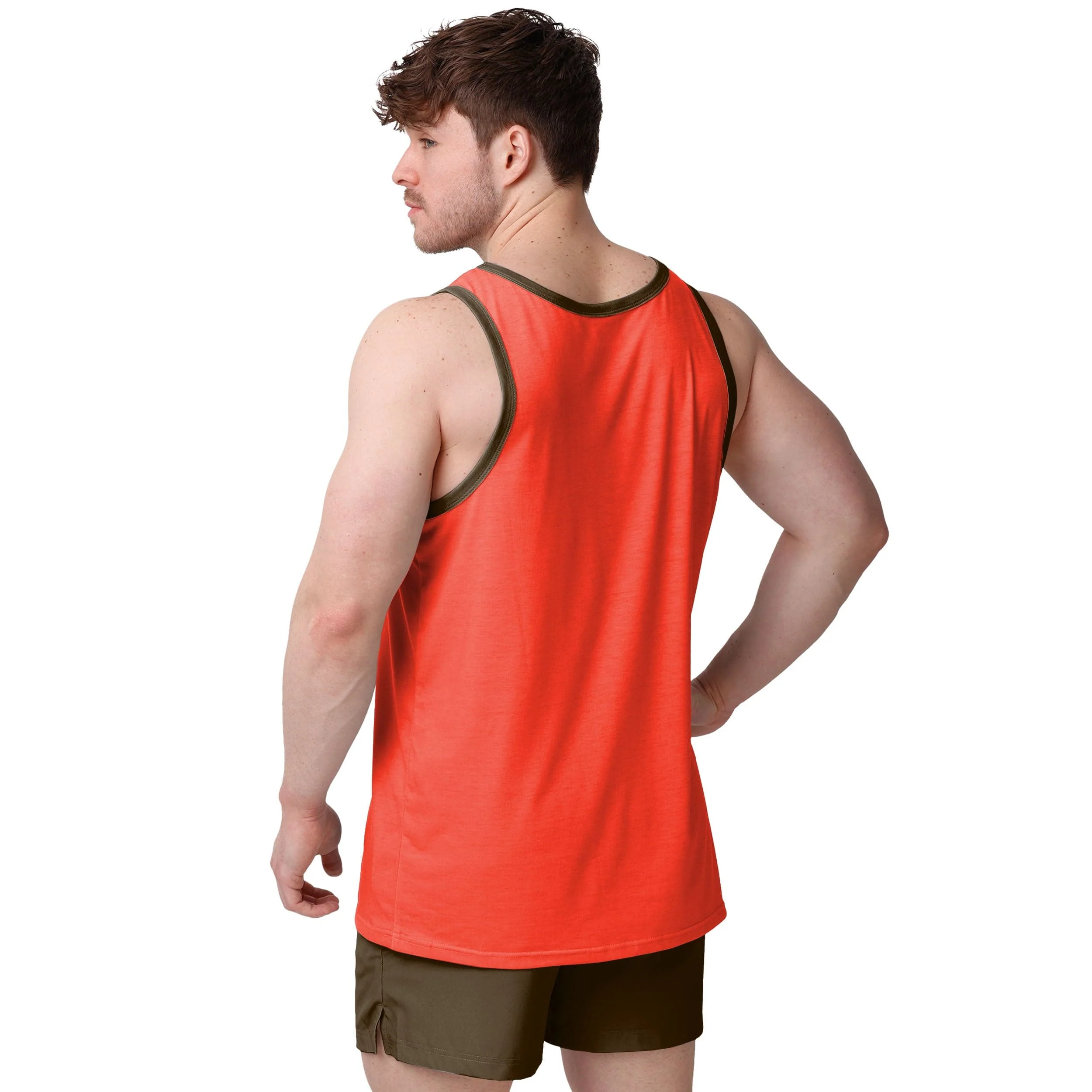 Cleveland Browns NFL Mens Solid Wordmark Sleeveless Top - Image 2