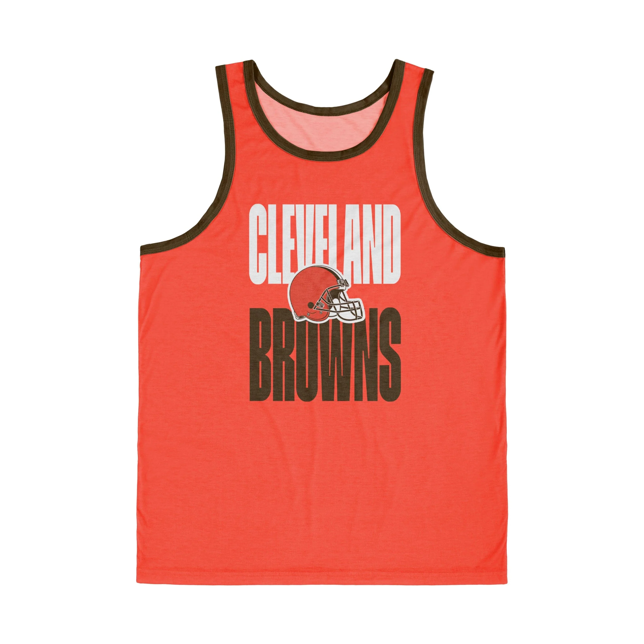 Cleveland Browns NFL Mens Solid Wordmark Sleeveless Top - Image 3