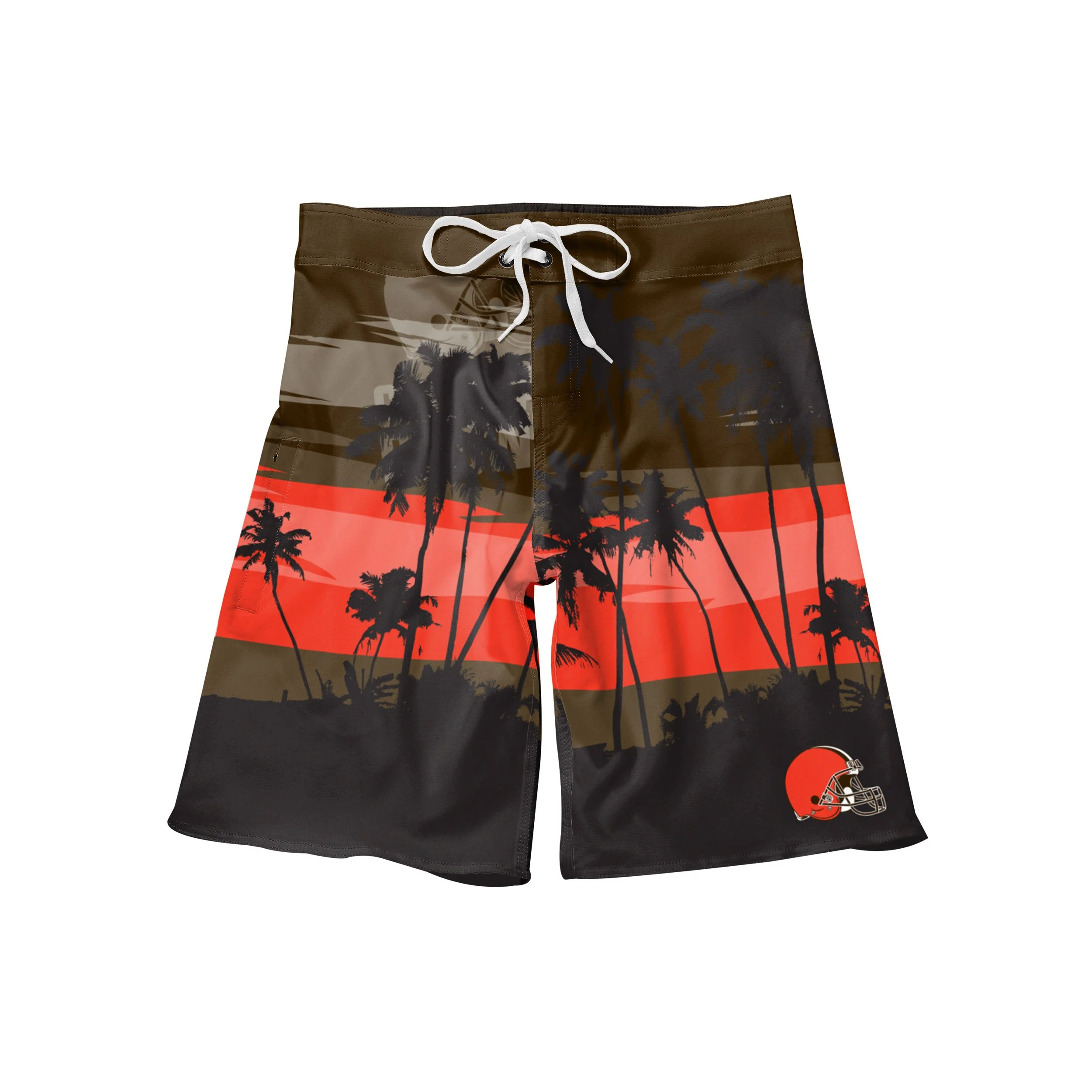 Cleveland Browns NFL Mens Sunset Boardshorts - Image 4