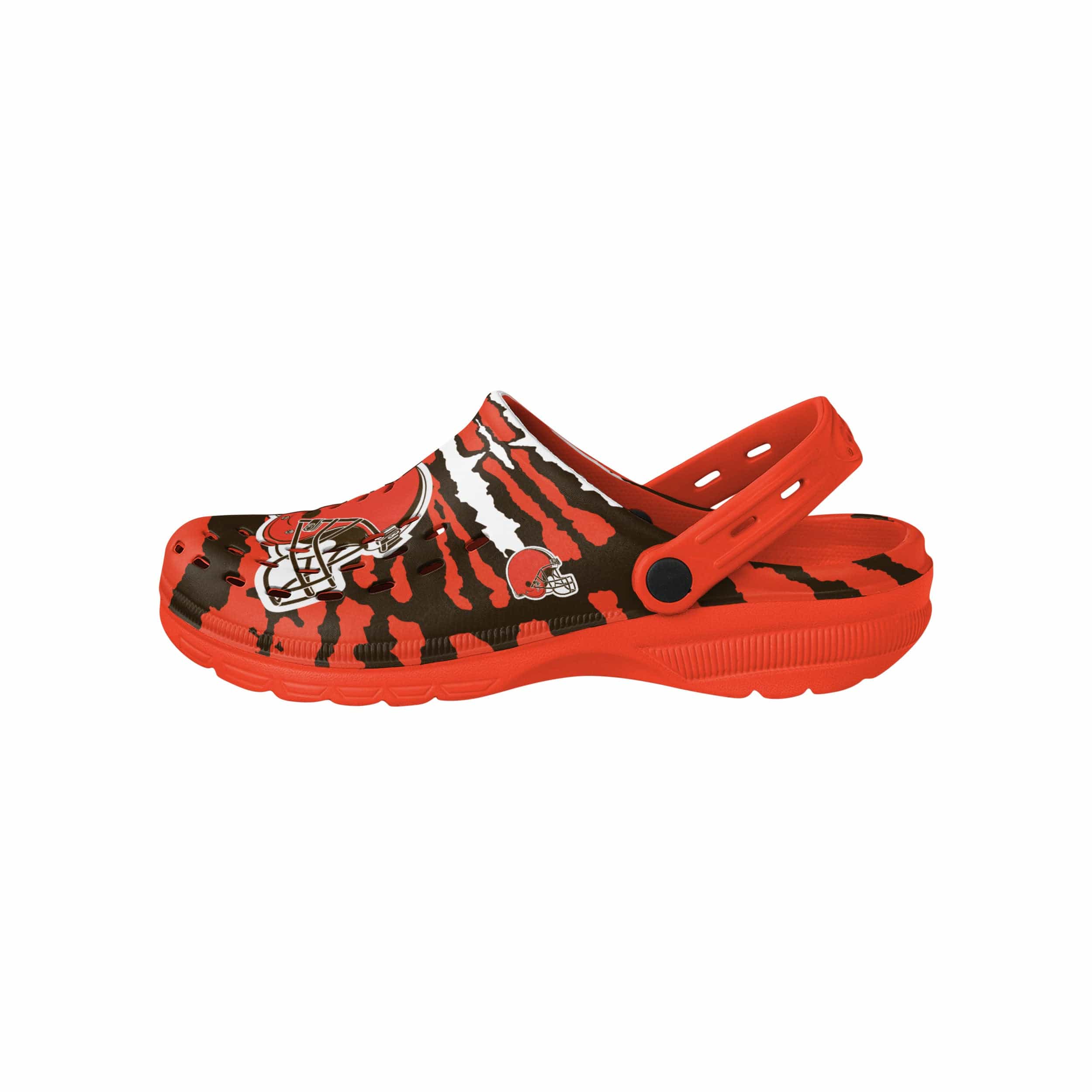 Cleveland Browns NFL Mens Tie-Dye Clog With Strap - Image 2