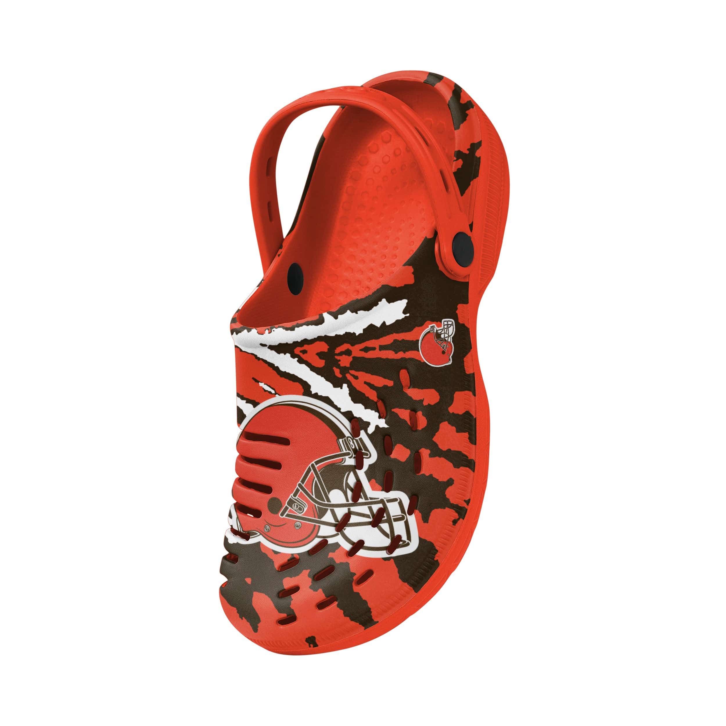 Cleveland Browns NFL Mens Tie-Dye Clog With Strap - Image 3