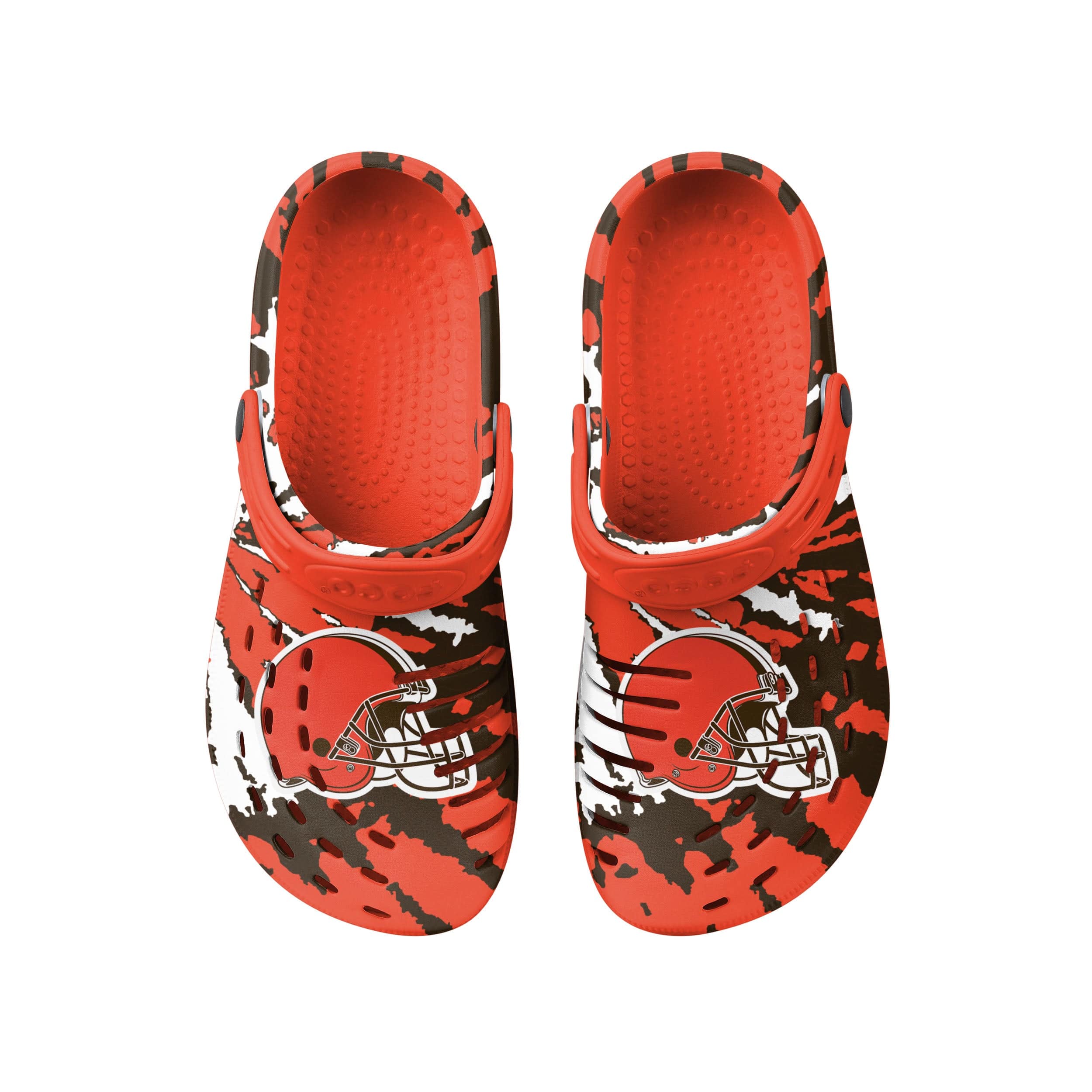 Cleveland Browns NFL Mens Tie-Dye Clog With Strap - Image 4
