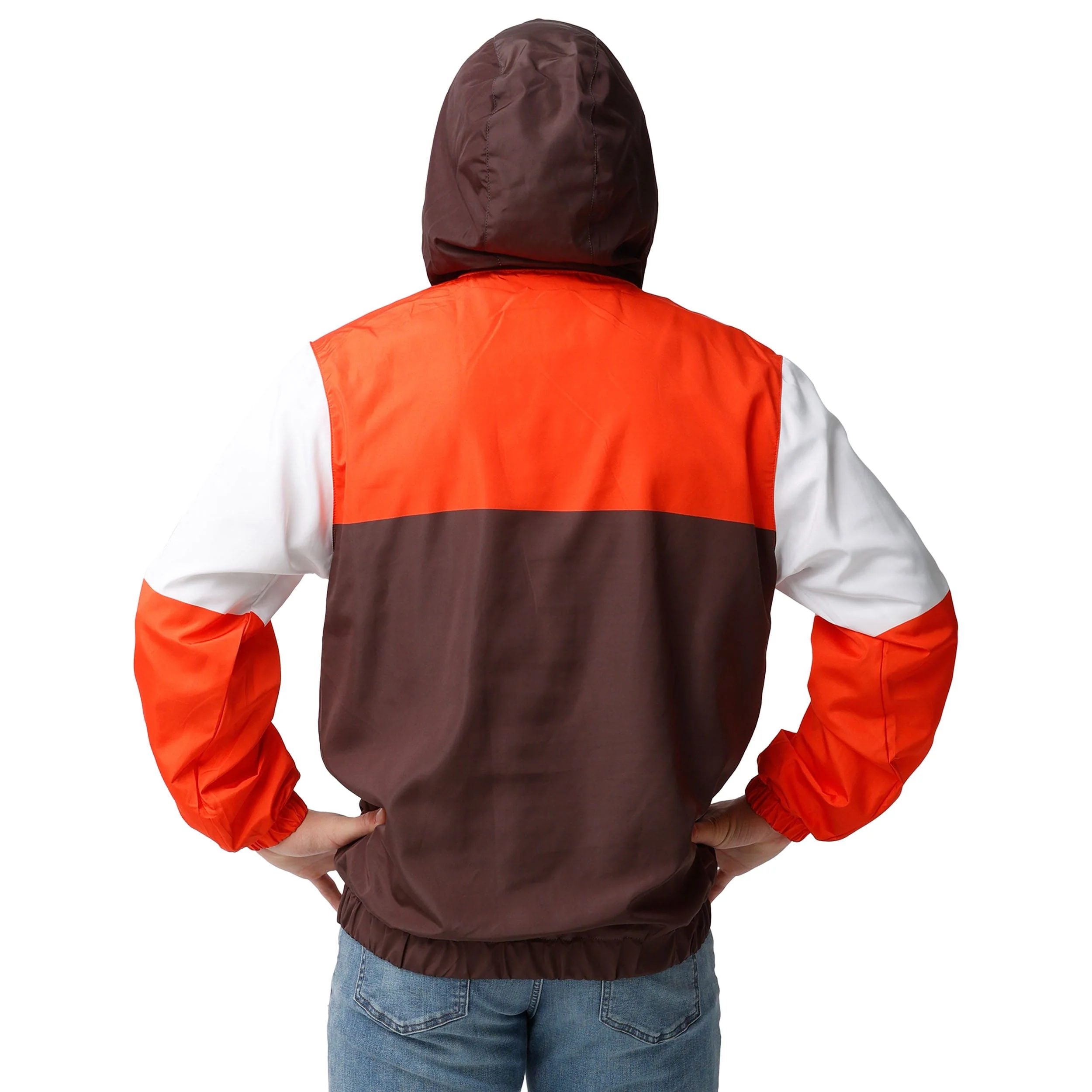 Cleveland Browns NFL Mens Warm-Up Windbreaker - Image 2