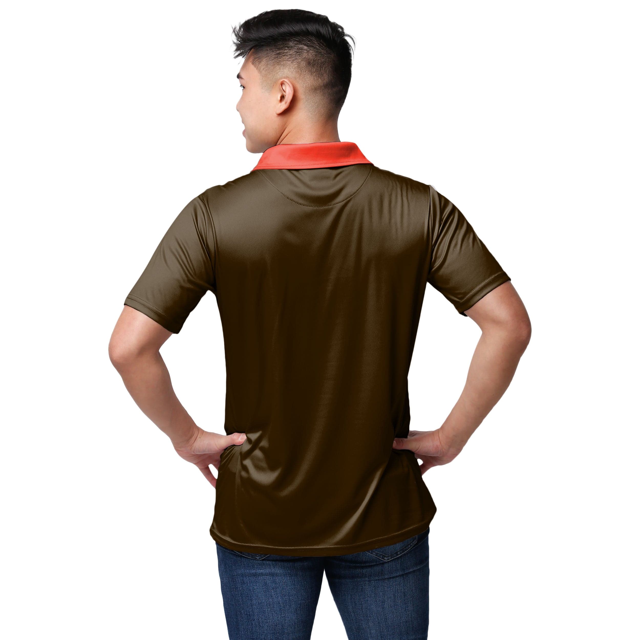 Cleveland Browns NFL Mens Workday Warrior Polyester Polo - Image 3