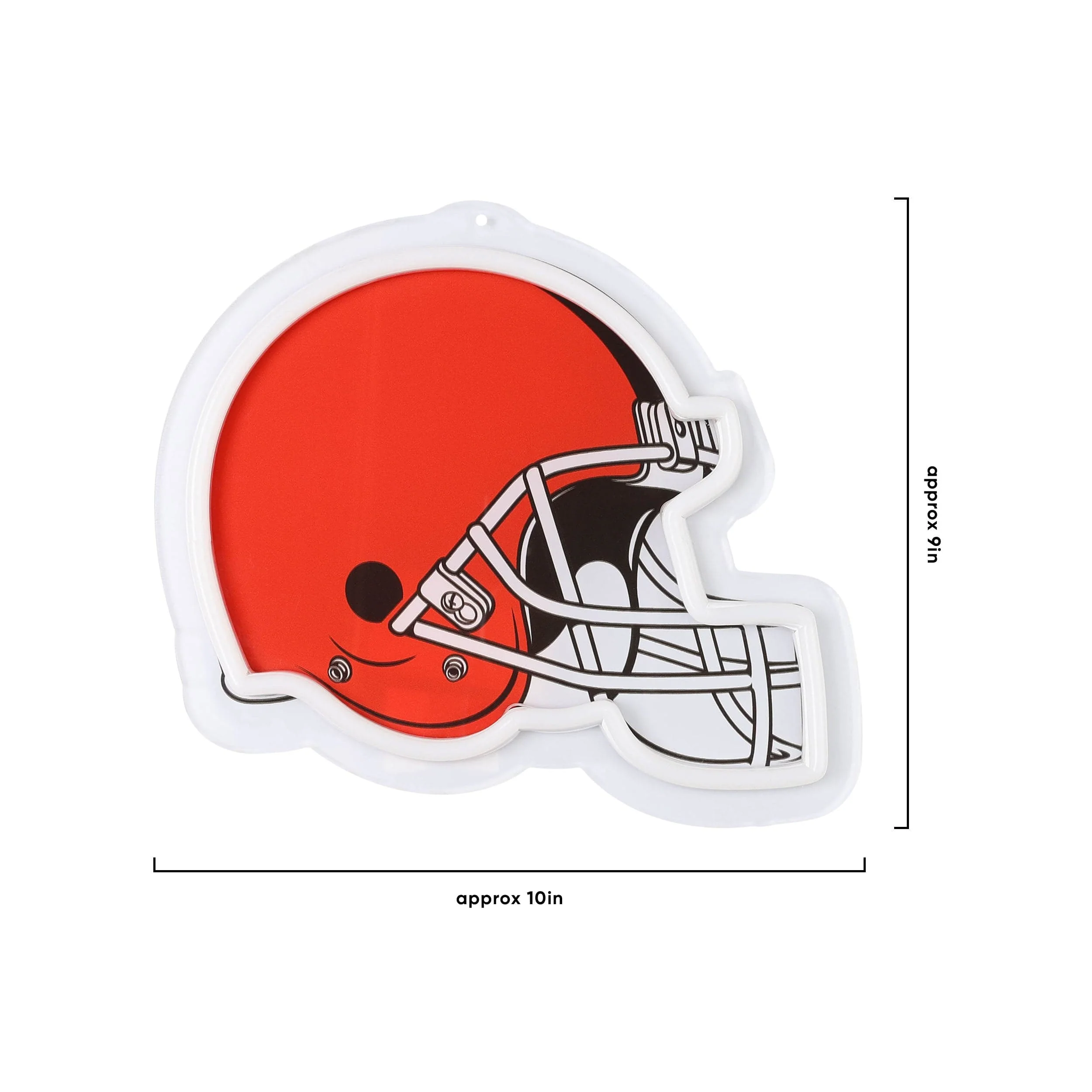 Cleveland Browns NFL Neon Light Up Big Logo Chain - Image 5