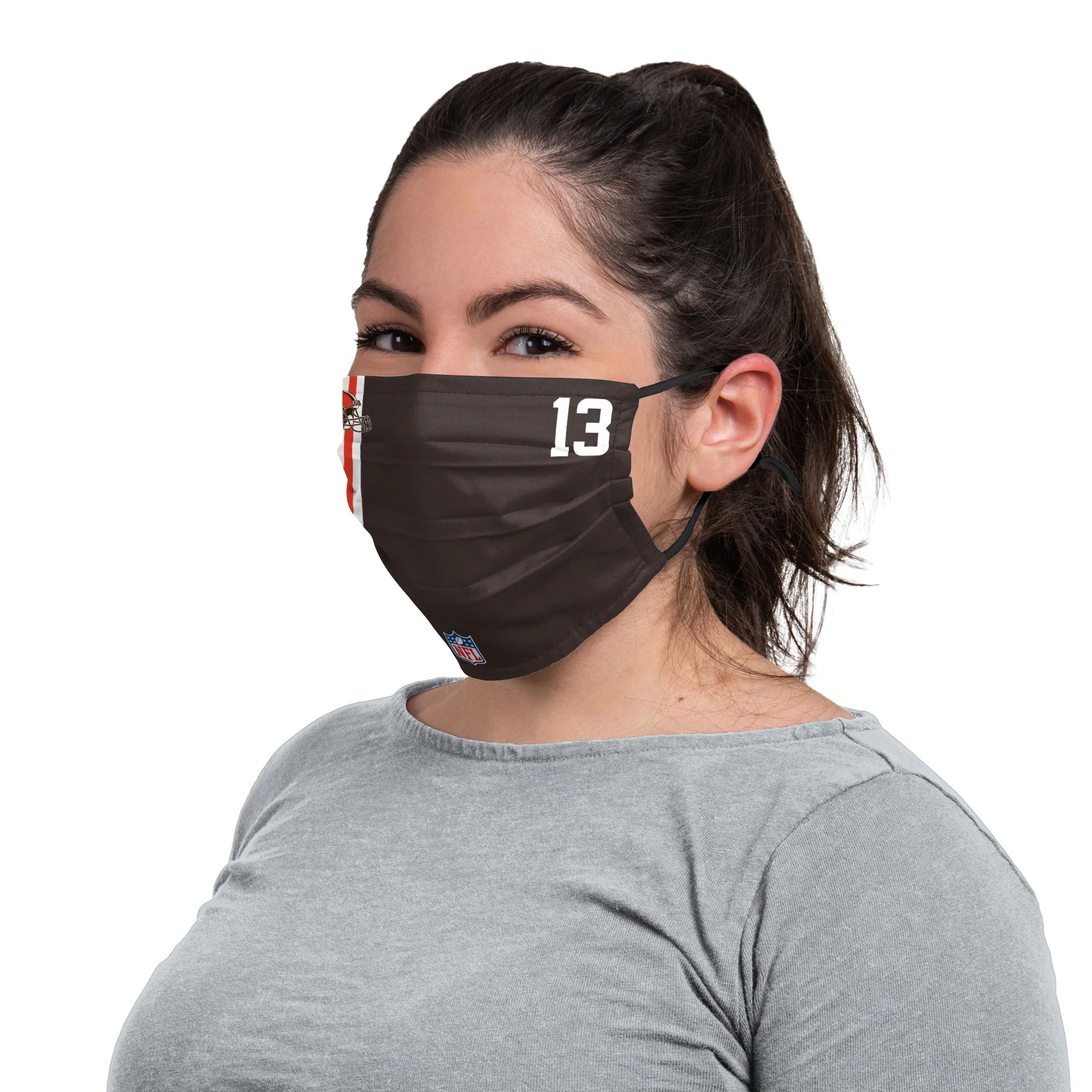 Cleveland Browns NFL Odell Beckham Jr On-Field Sideline Face Cover - Image 3