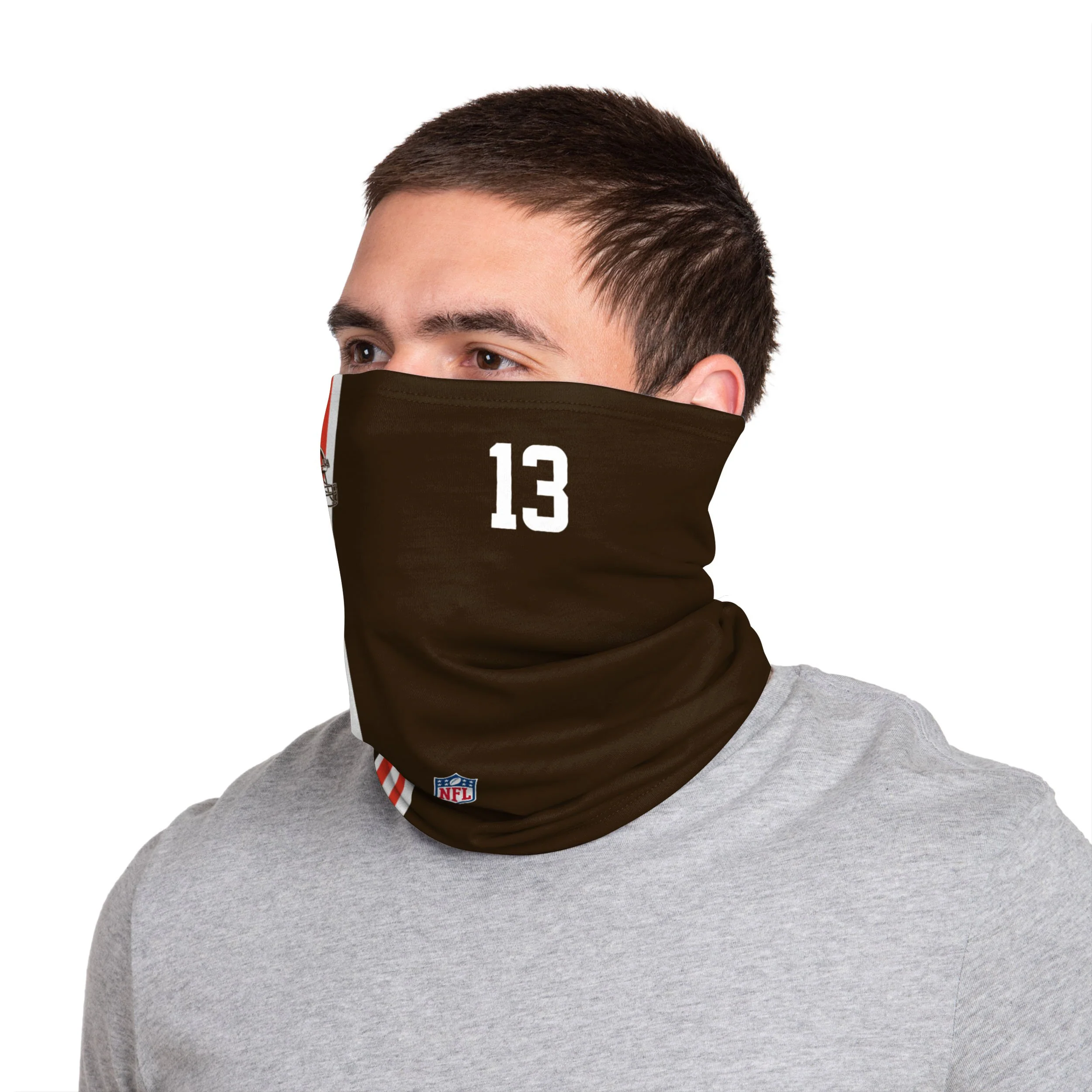 Cleveland Browns NFL Odell Beckham Jr On-Field Sideline Gaiter Scarf - Image 3