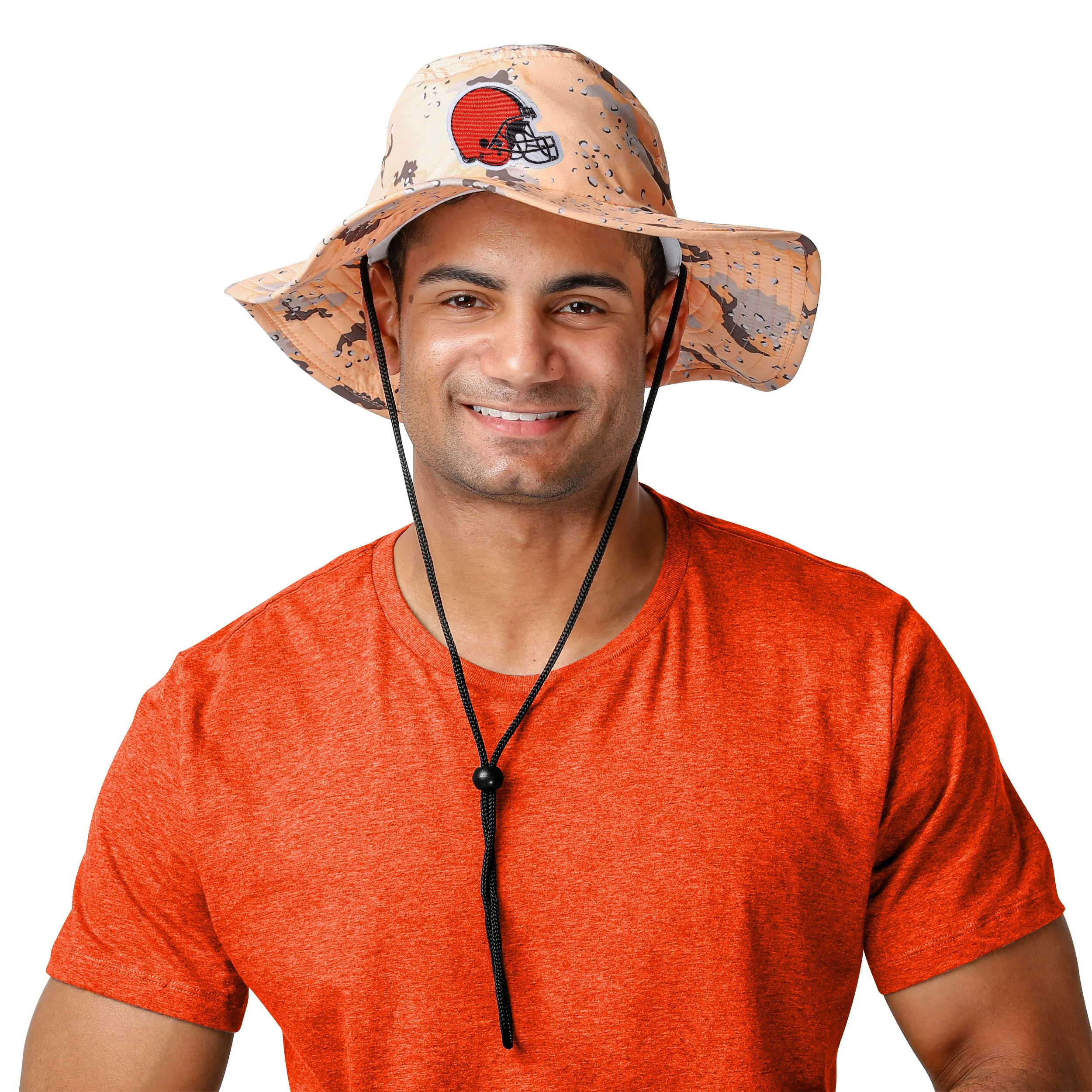 Cleveland Browns NFL Original Dark Desert Camo Boonie Hat - Image 2