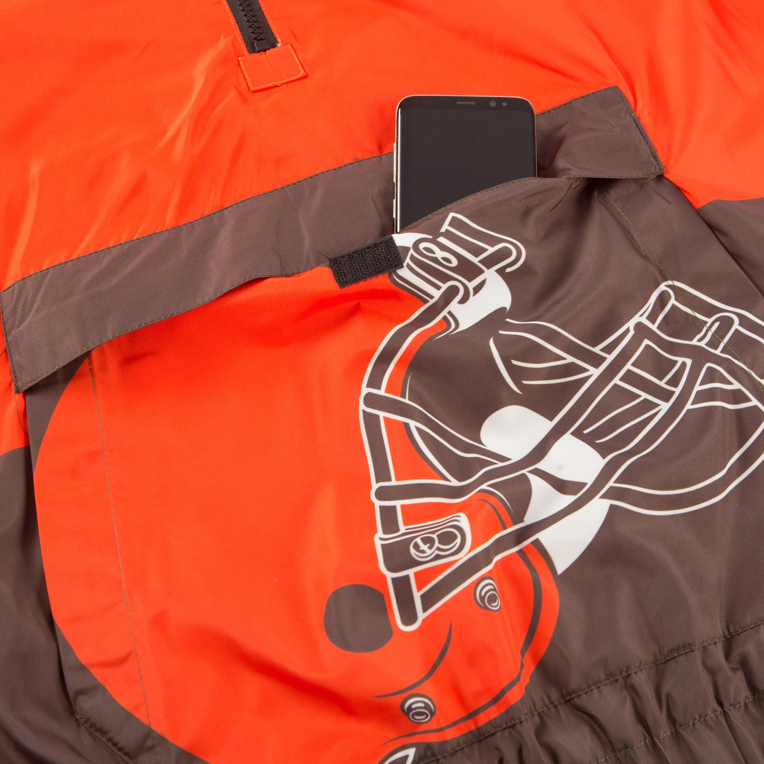 Cleveland Browns NFL Original Mens Warm-Up Windbreaker - Image 3