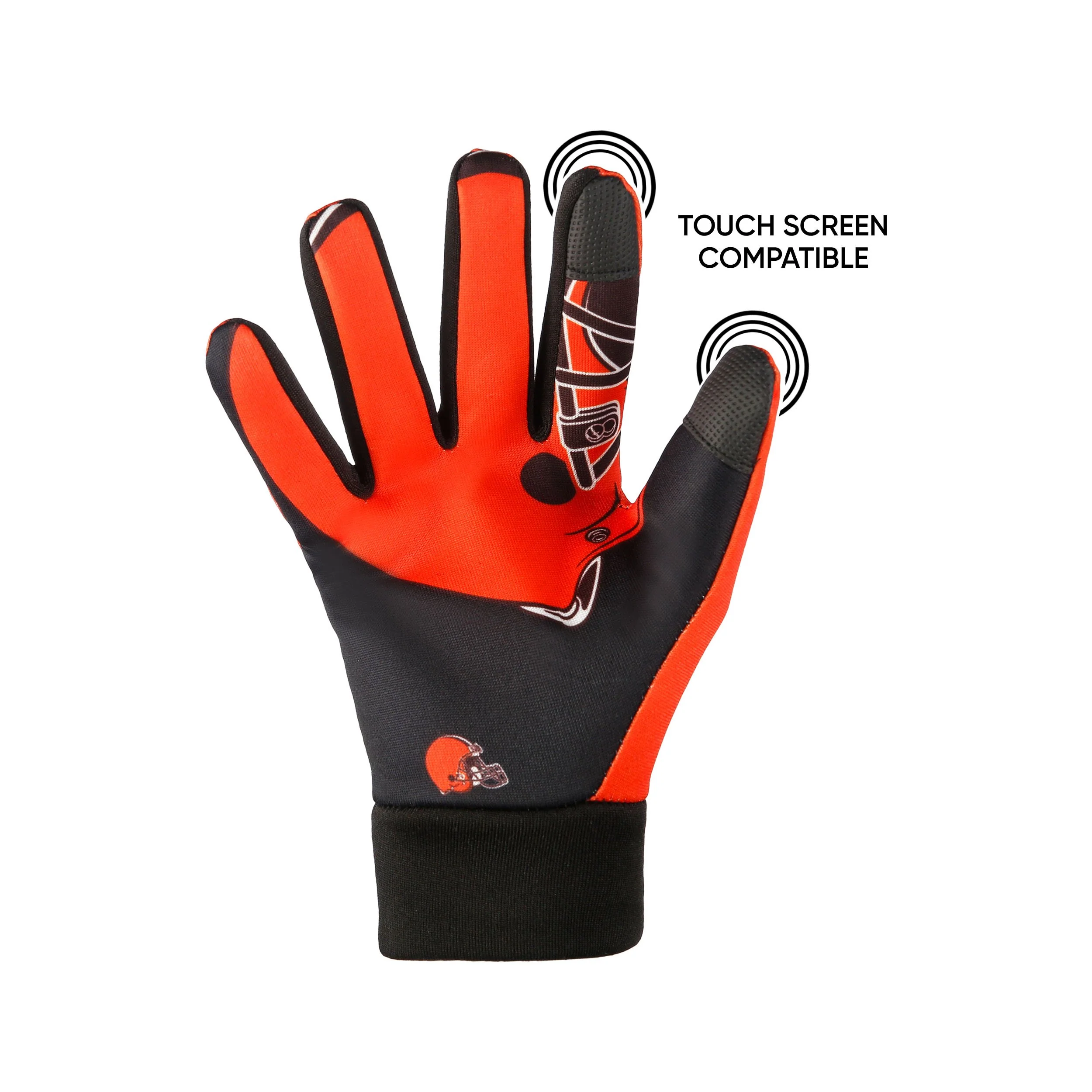 Cleveland Browns NFL Palm Logo Texting Gloves - Image 3