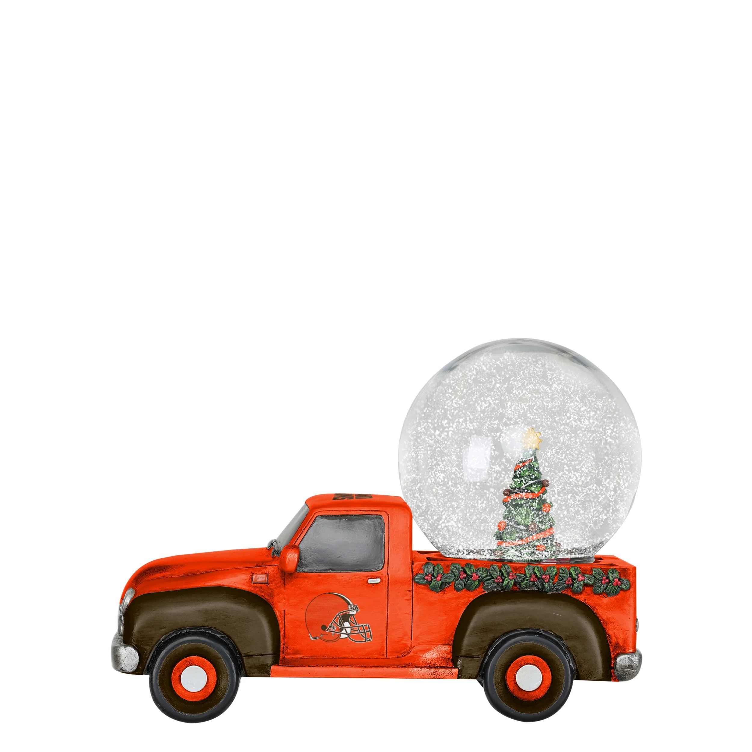 Cleveland Browns NFL Pickup Truck Snow Globe
