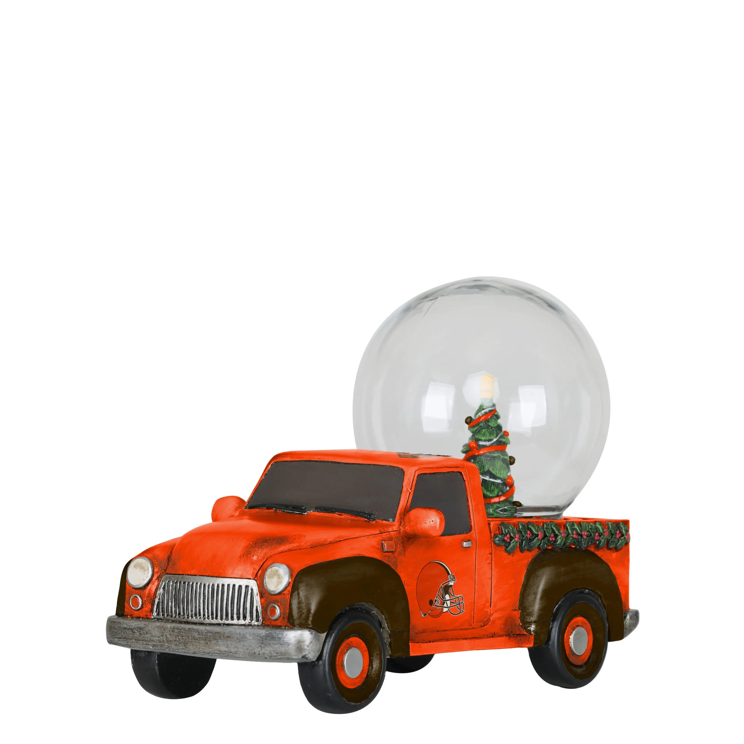 Cleveland Browns NFL Pickup Truck Snow Globe - Image 2