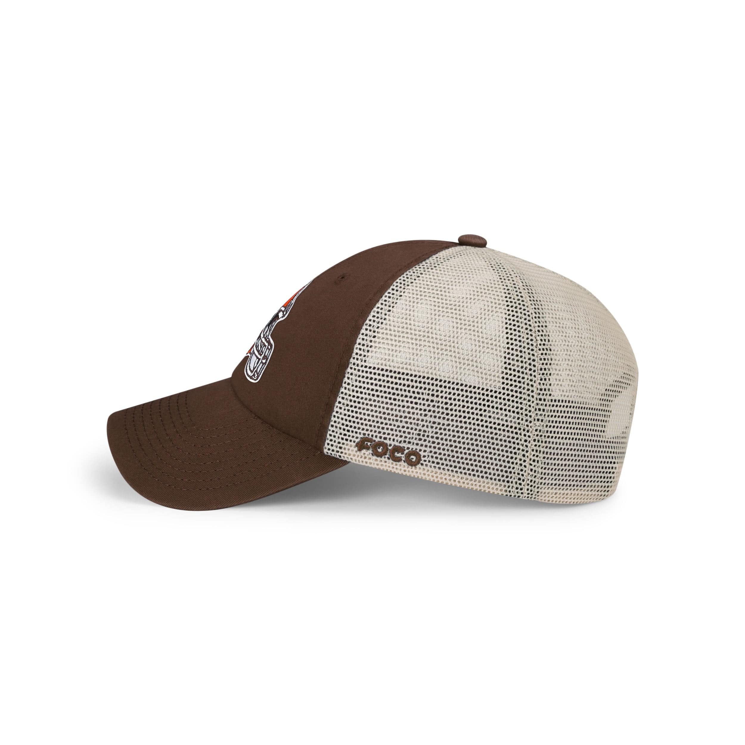 Cleveland Browns NFL Primary Logo Casual Trucker Cap - Image 2