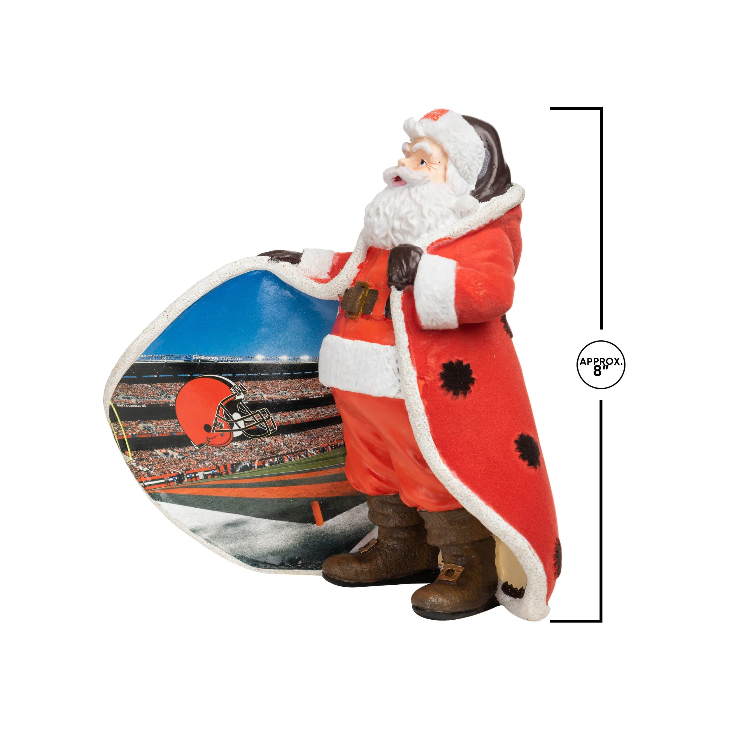 Cleveland Browns NFL Santa Figure - Image 2