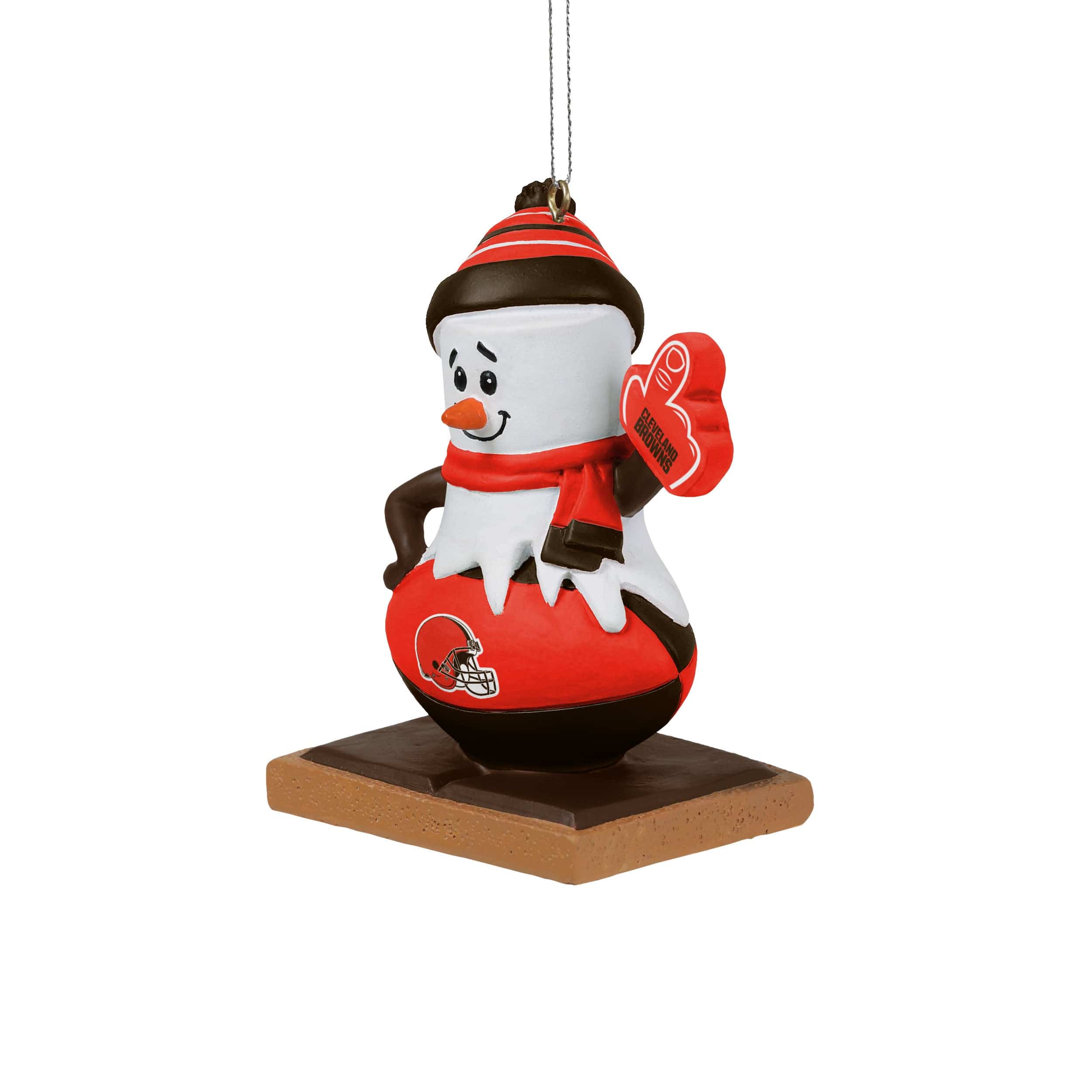 Cleveland Browns NFL Smore On Ball Ornament - Image 2