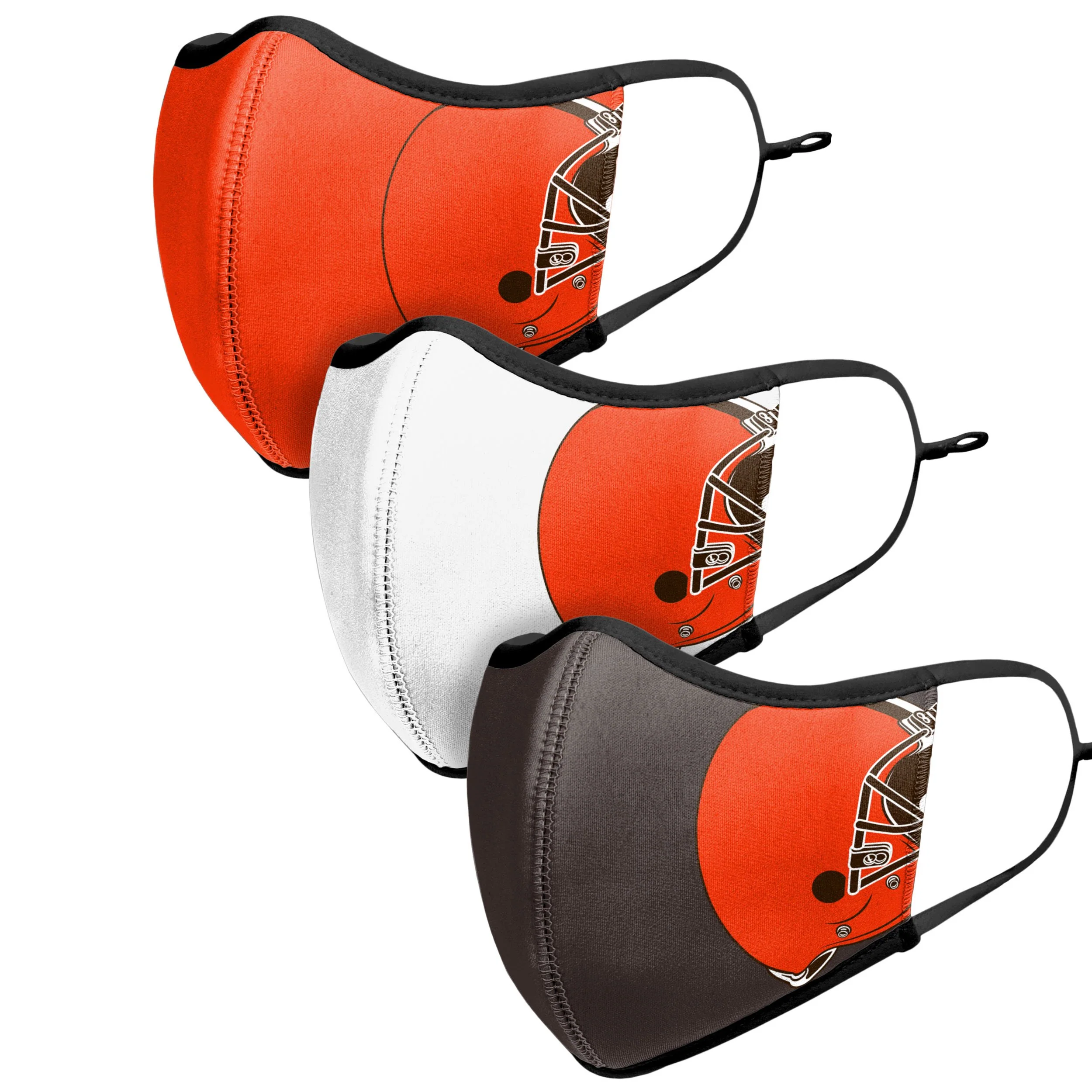 Cleveland Browns NFL Sport 3 Pack Face Cover - Image 4