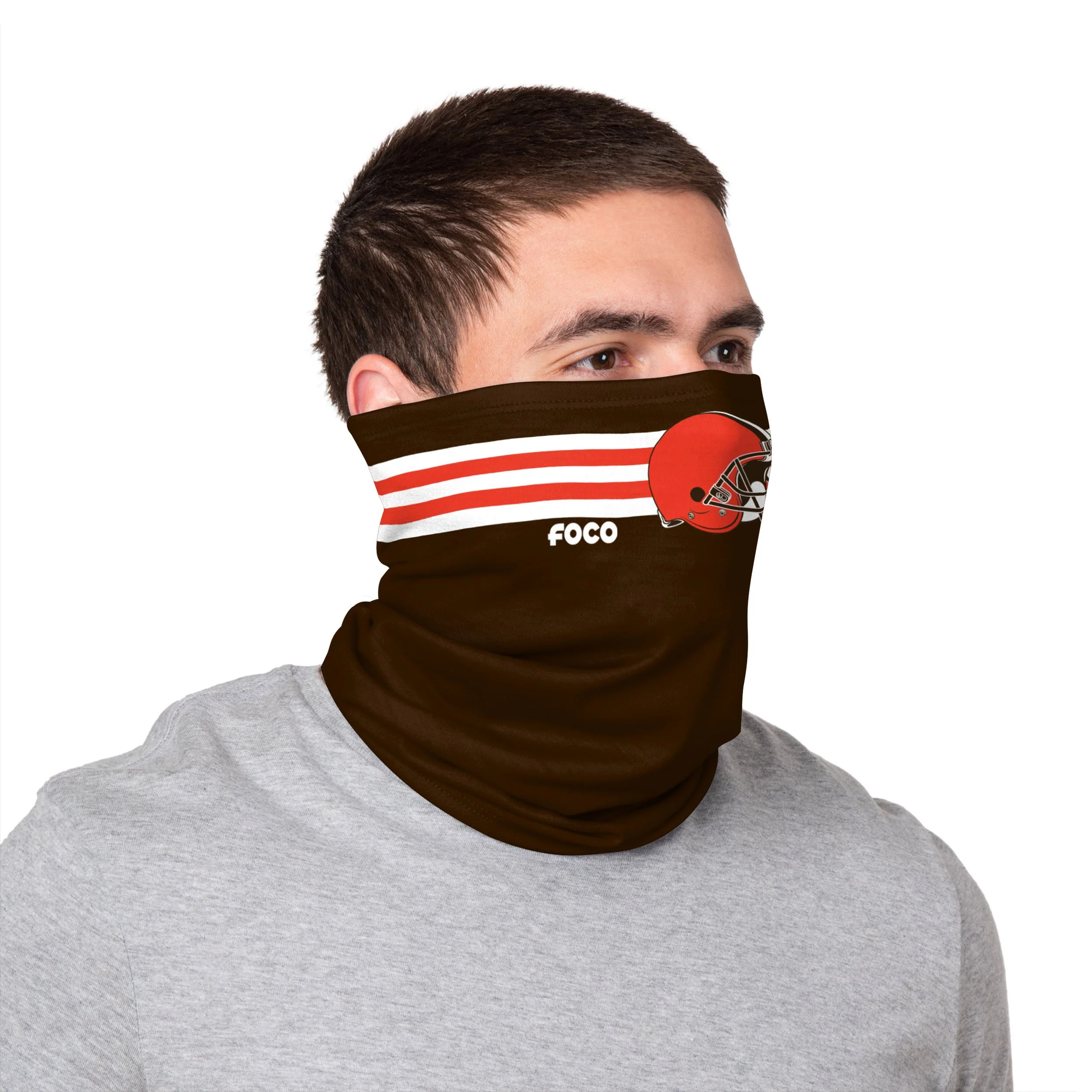 Cleveland Browns NFL Stitched 2 Pack Gaiter Scarf - Image 3