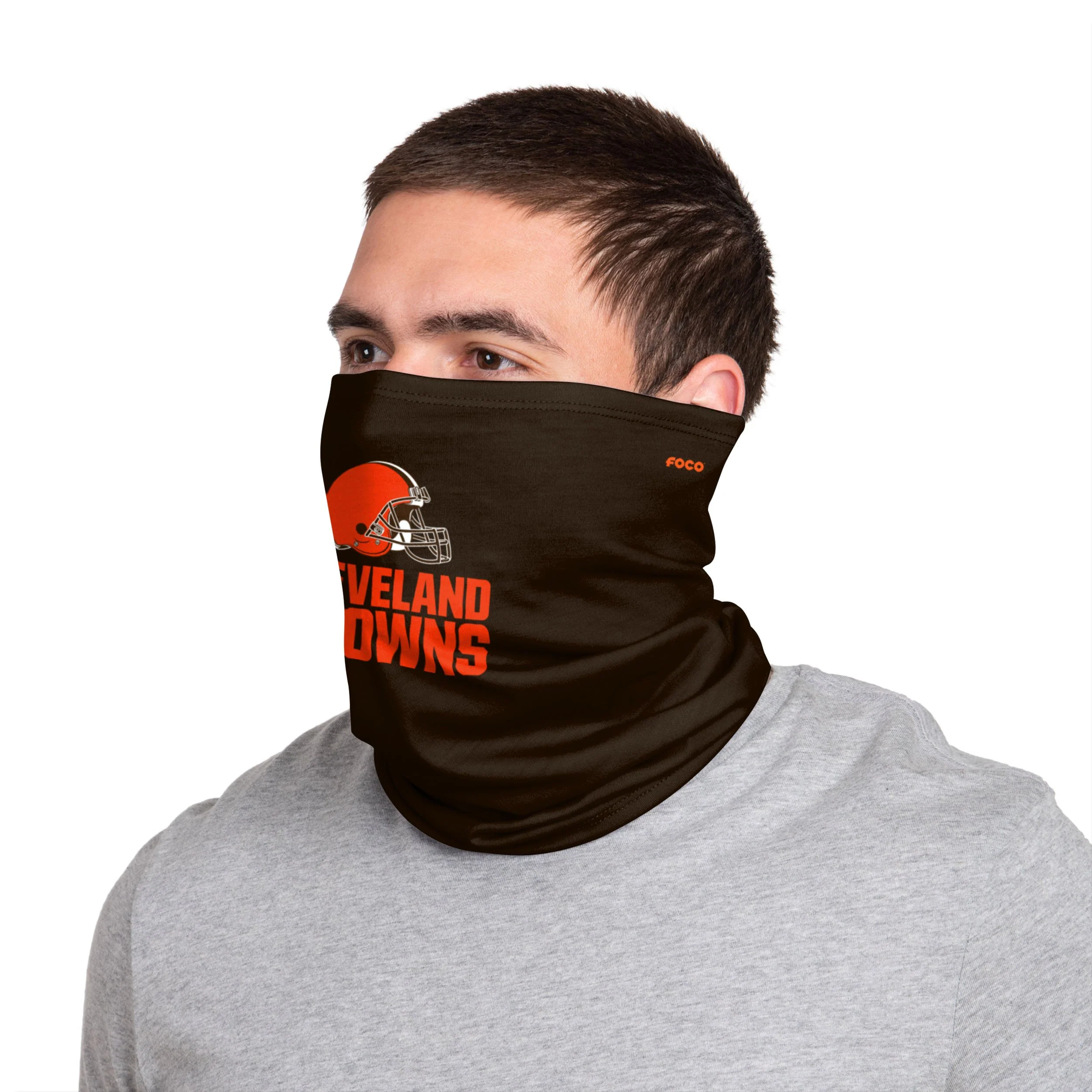 Cleveland Browns NFL Team Logo Stitched Gaiter Scarf - Image 3