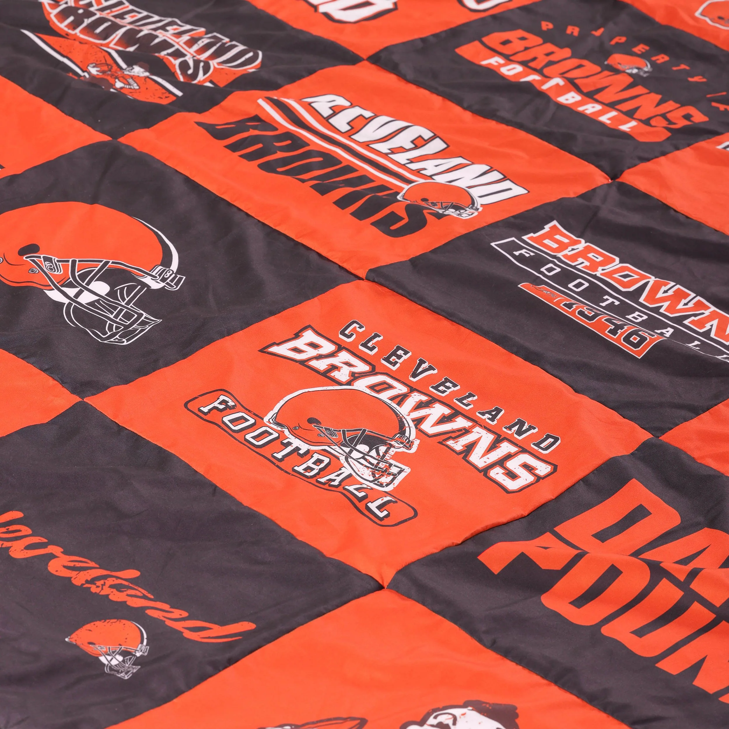 Cleveland Browns NFL Team Pride Patches Quilt - Image 5