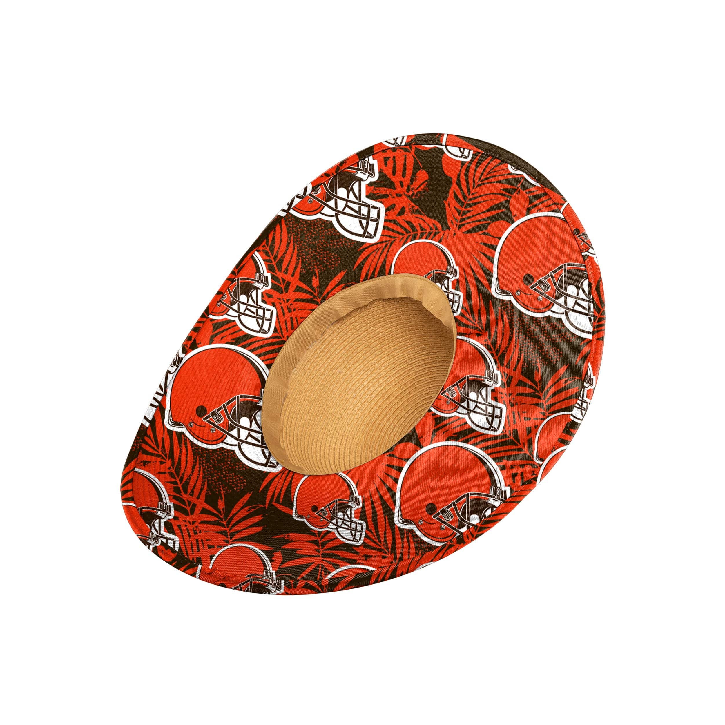 Cleveland Browns NFL Womens Floral Straw Hat - Image 2
