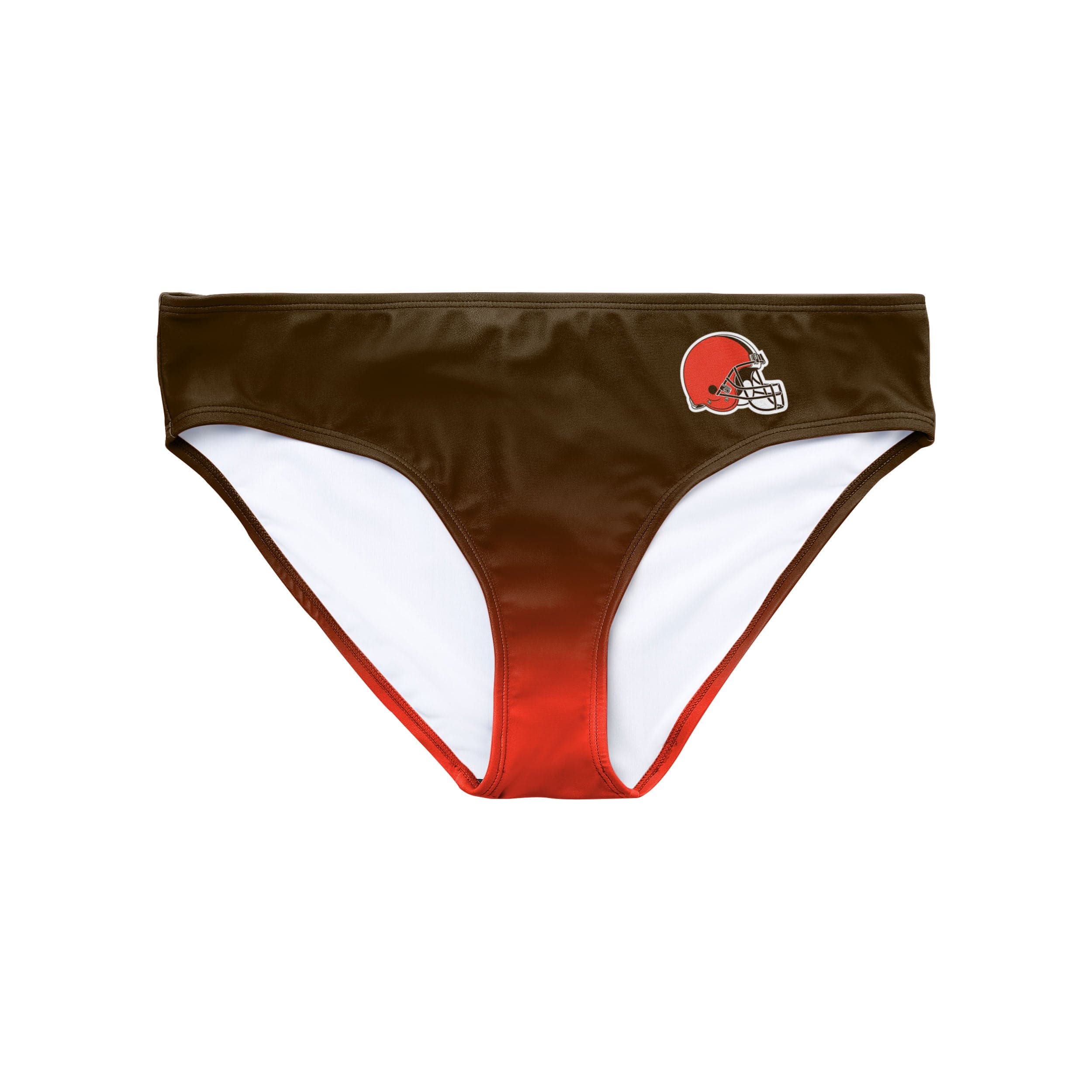 Cleveland Browns NFL Womens Gametime Gradient Bikini Bottom - Image 2