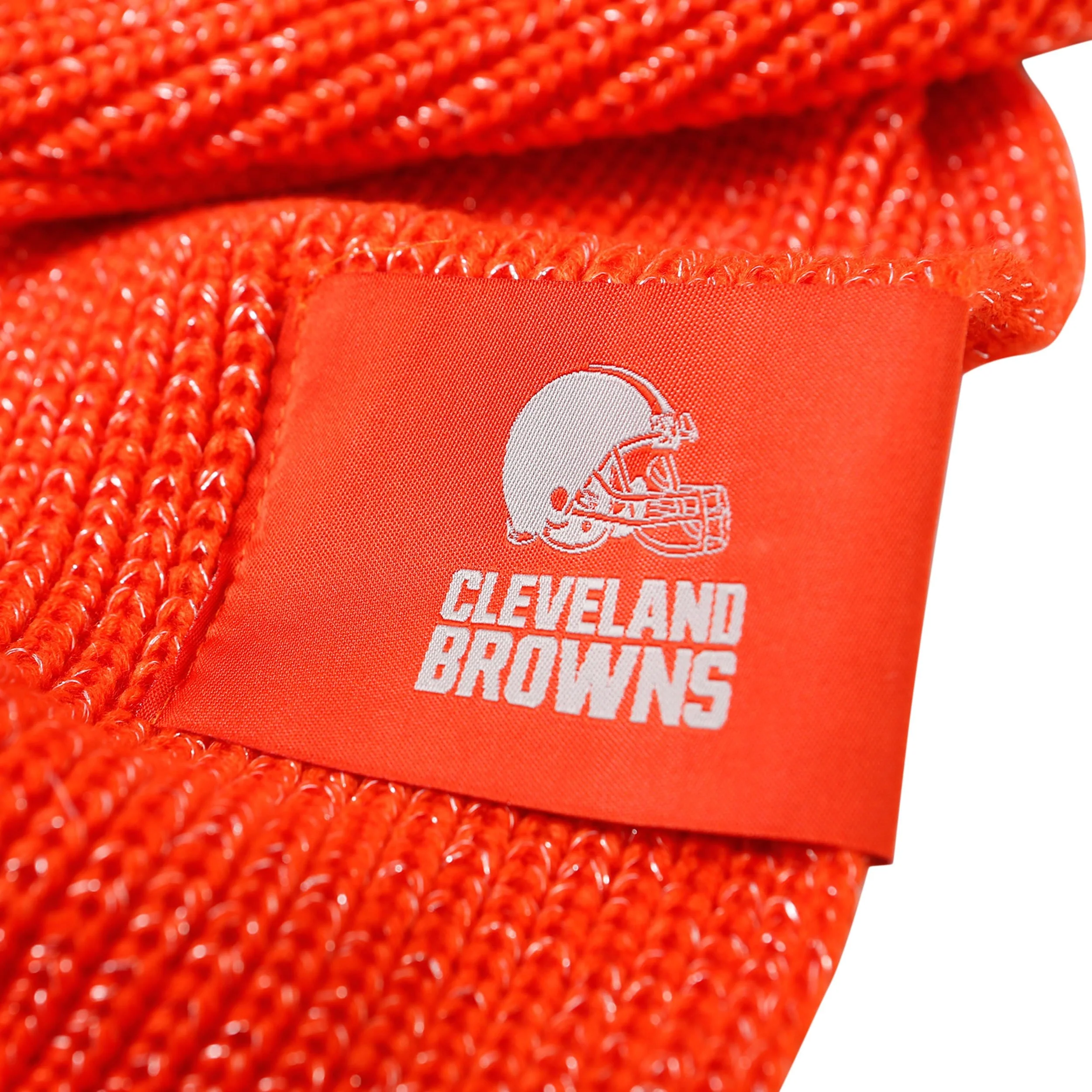 Cleveland Browns NFL Womens Glitter Knit Cold Weather Set - Image 4