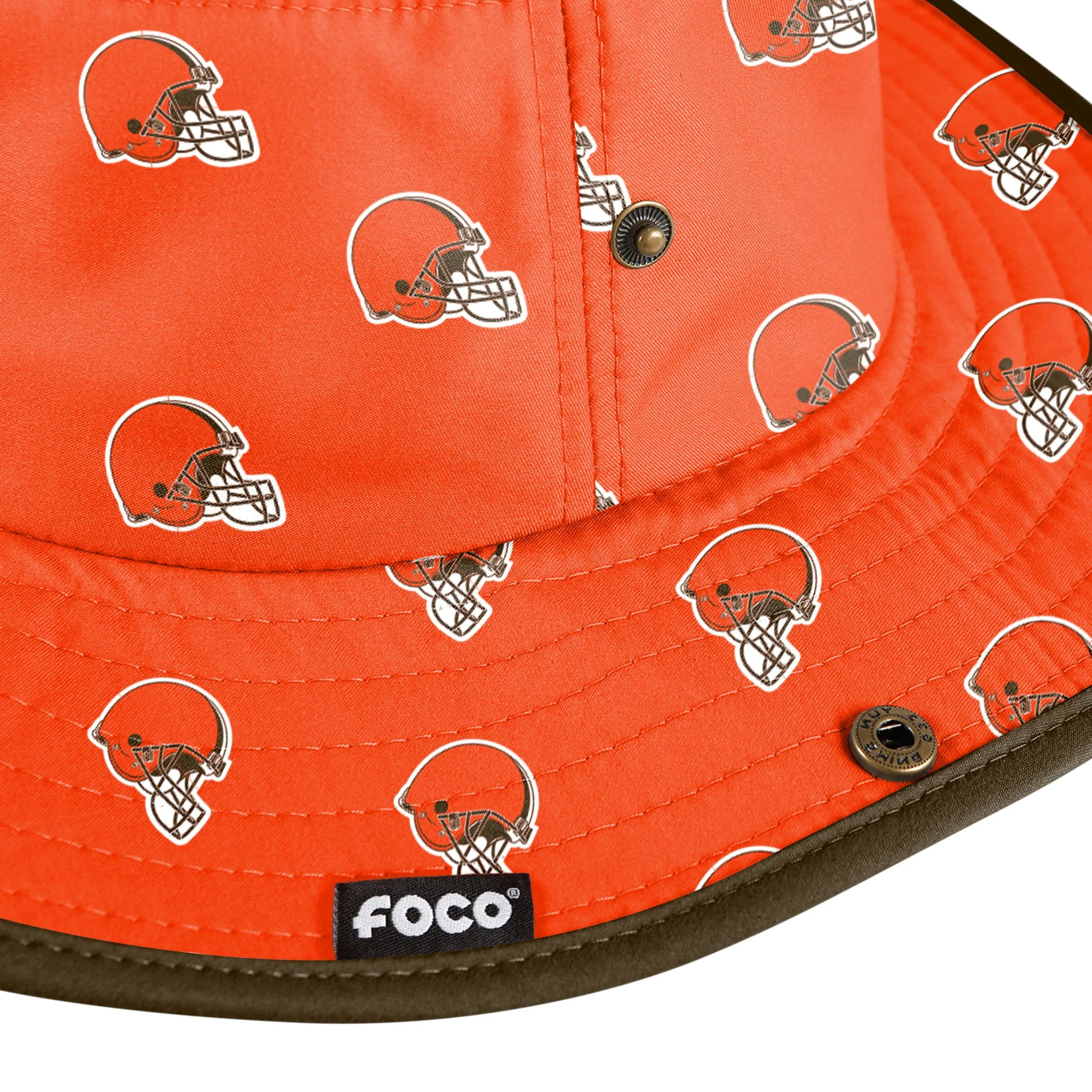 Cleveland Browns NFL Womens Mini Print Hybrid Boonie Hat - Image 3