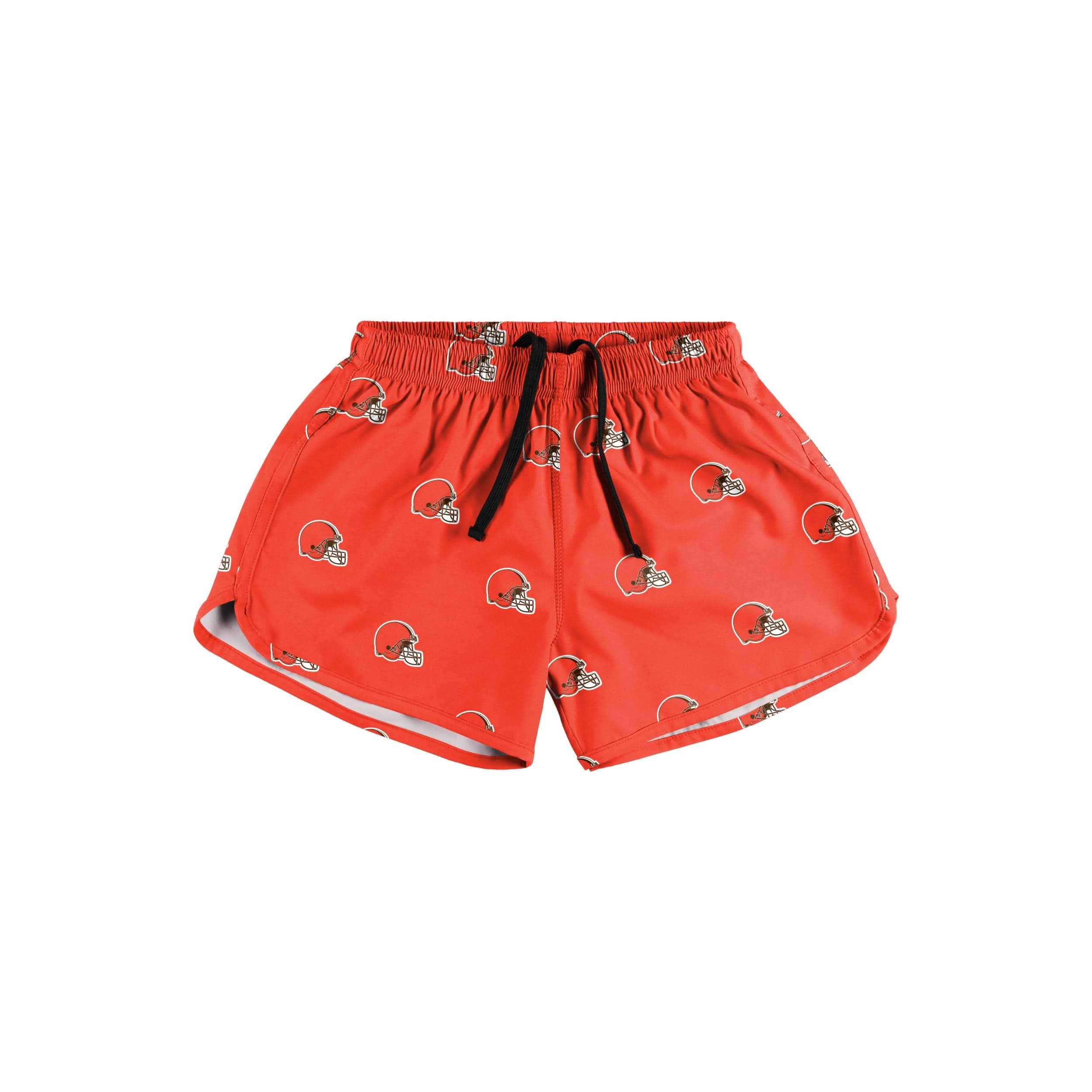 Cleveland Browns NFL Womens Mini Print Running Shorts - Image 3