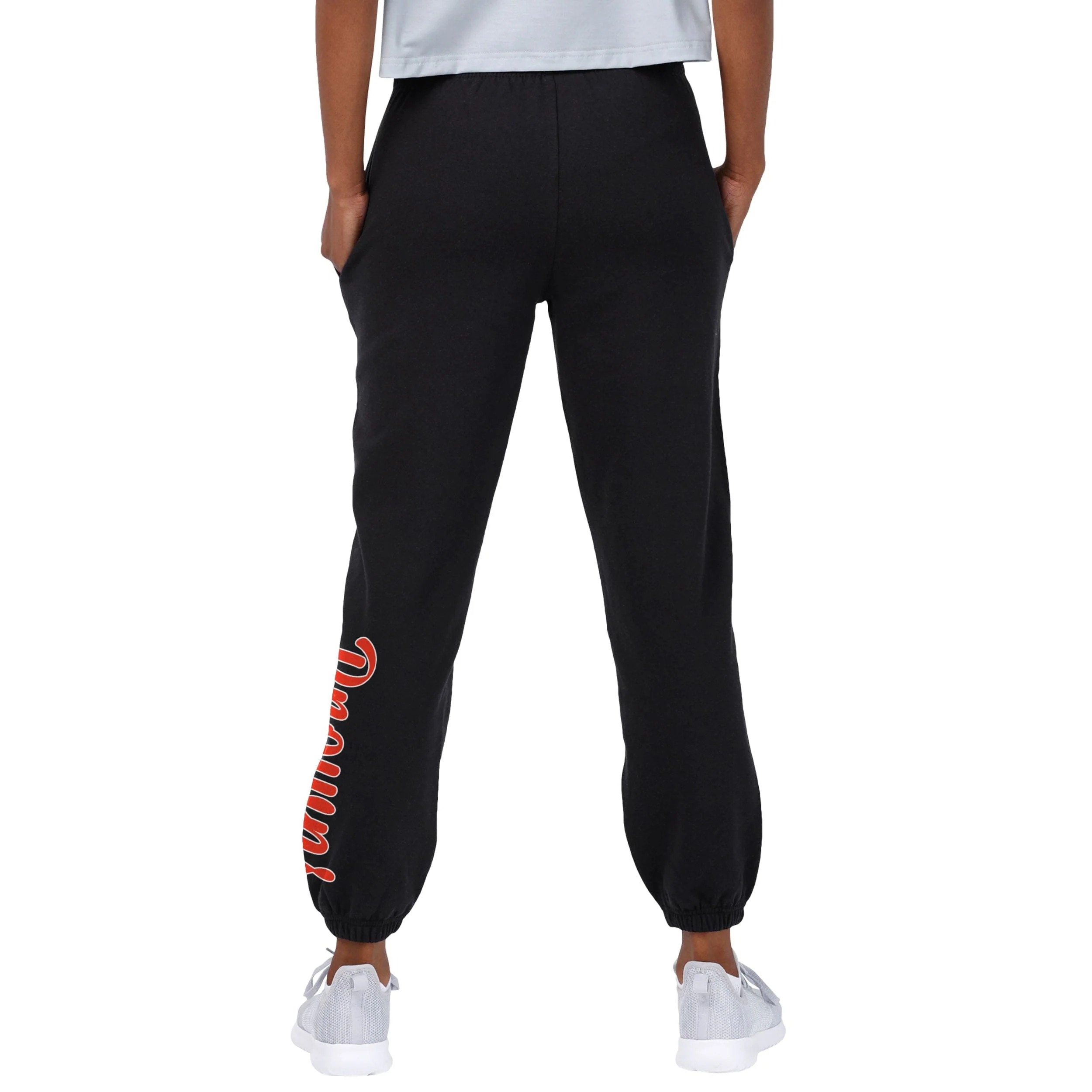 Cleveland Browns NFL Womens Script Wordmark Team Color Sweatpants - Image 2
