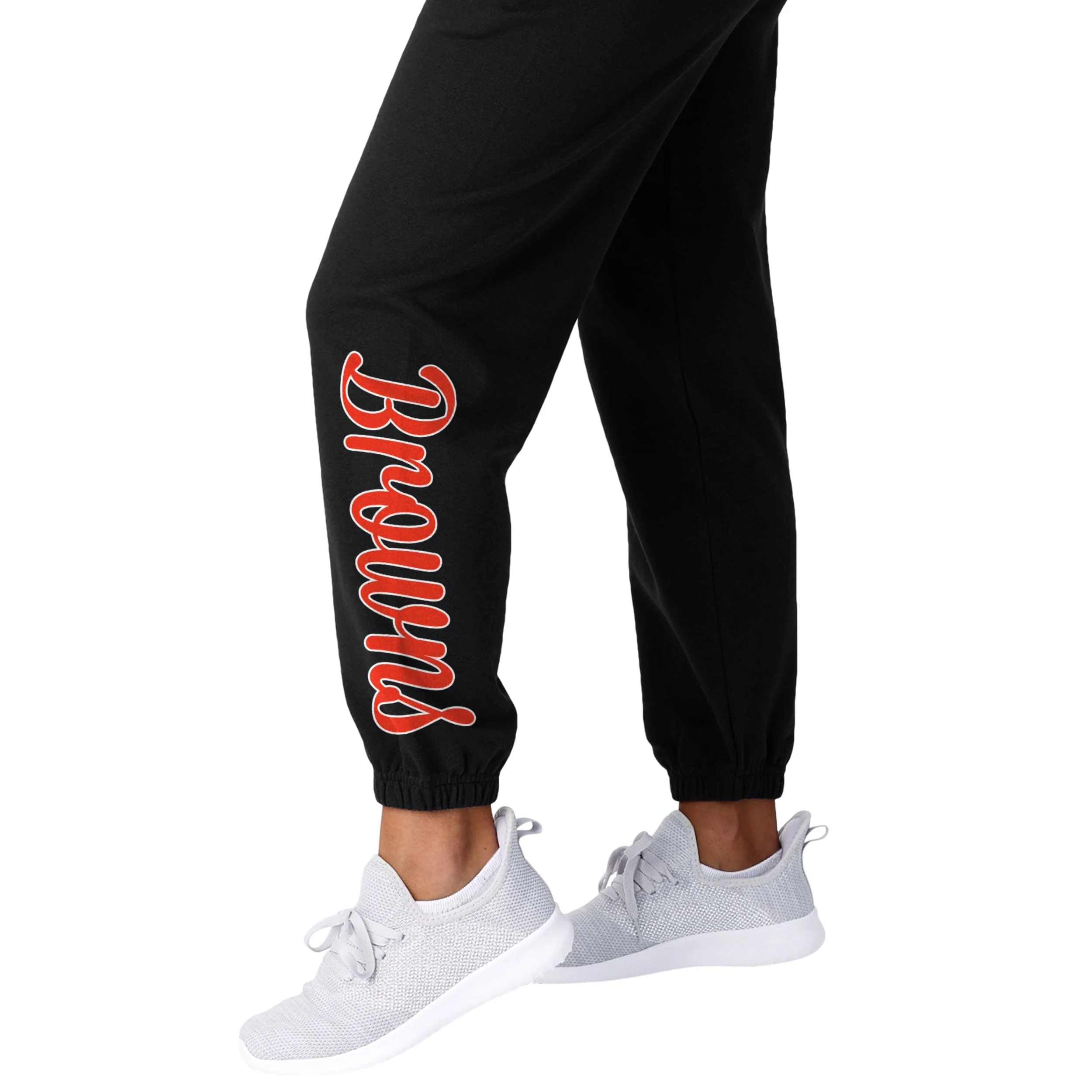 Cleveland Browns NFL Womens Script Wordmark Team Color Sweatpants - Image 4