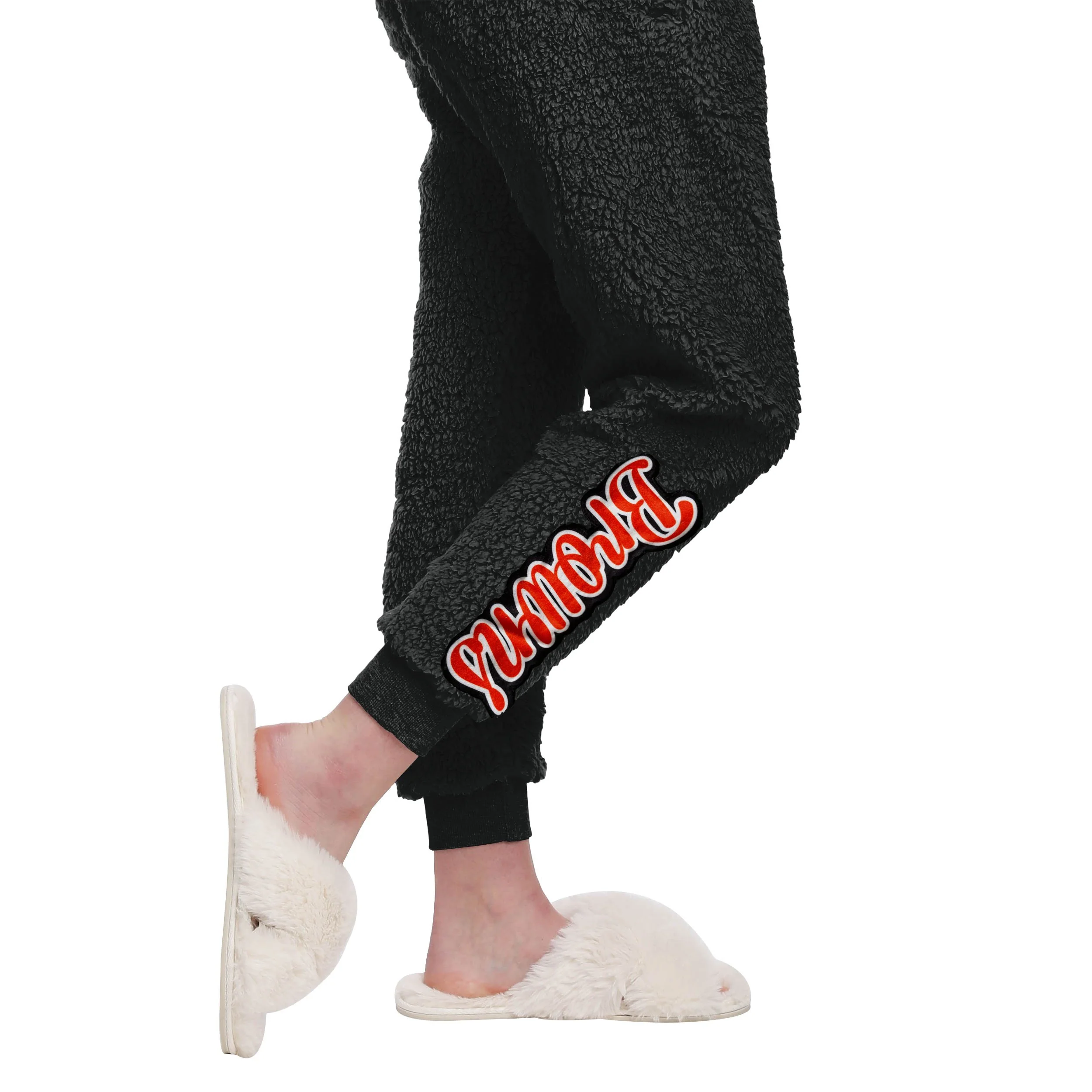 Cleveland Browns NFL Womens Sherpa Lounge Set - Image 5