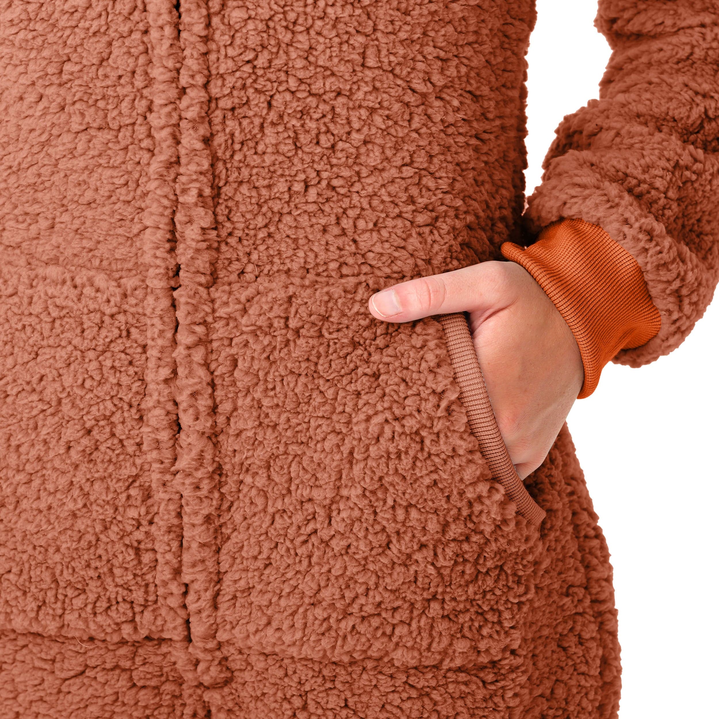 Cleveland Browns NFL Womens Sherpa One Piece Pajamas - Image 4