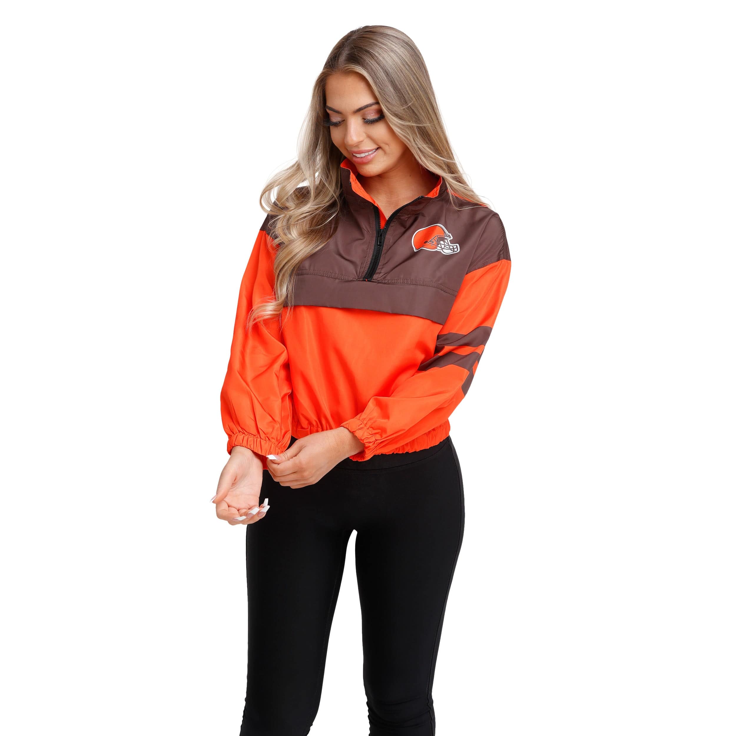 Cleveland Browns NFL Womens Winning Play Windbreaker