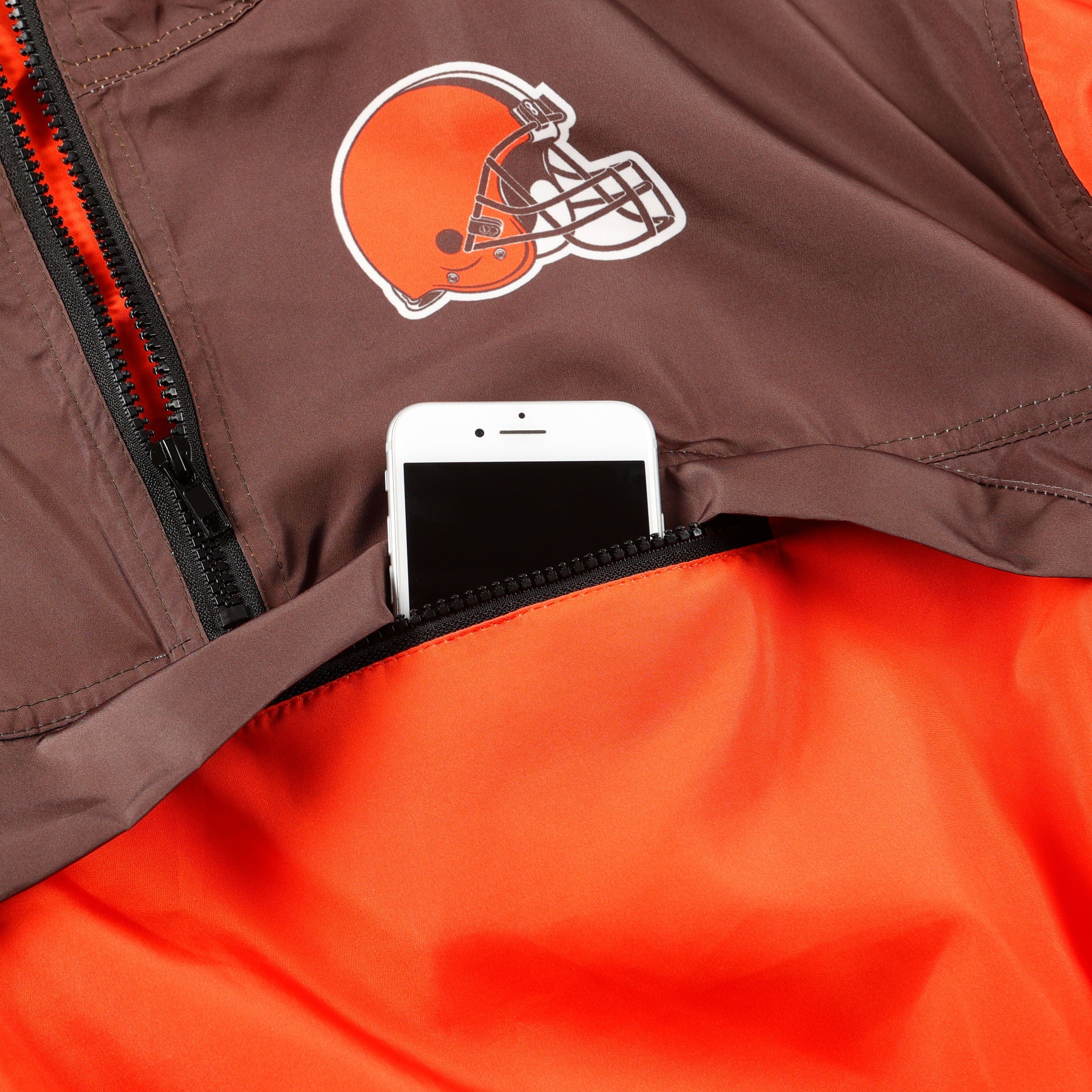Cleveland Browns NFL Womens Winning Play Windbreaker - Image 3