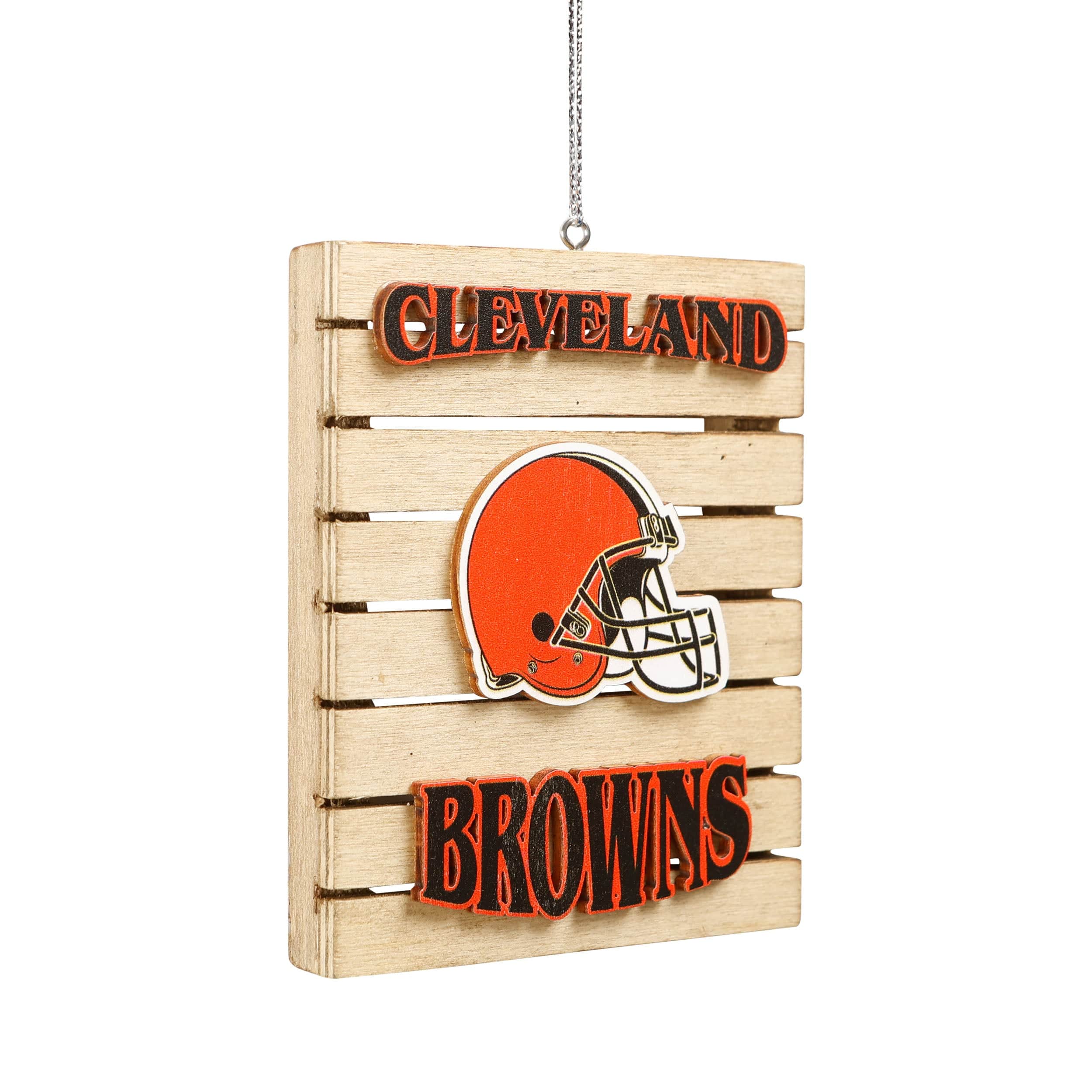 Cleveland Browns NFL Wood Pallet Sign Ornament - Image 2