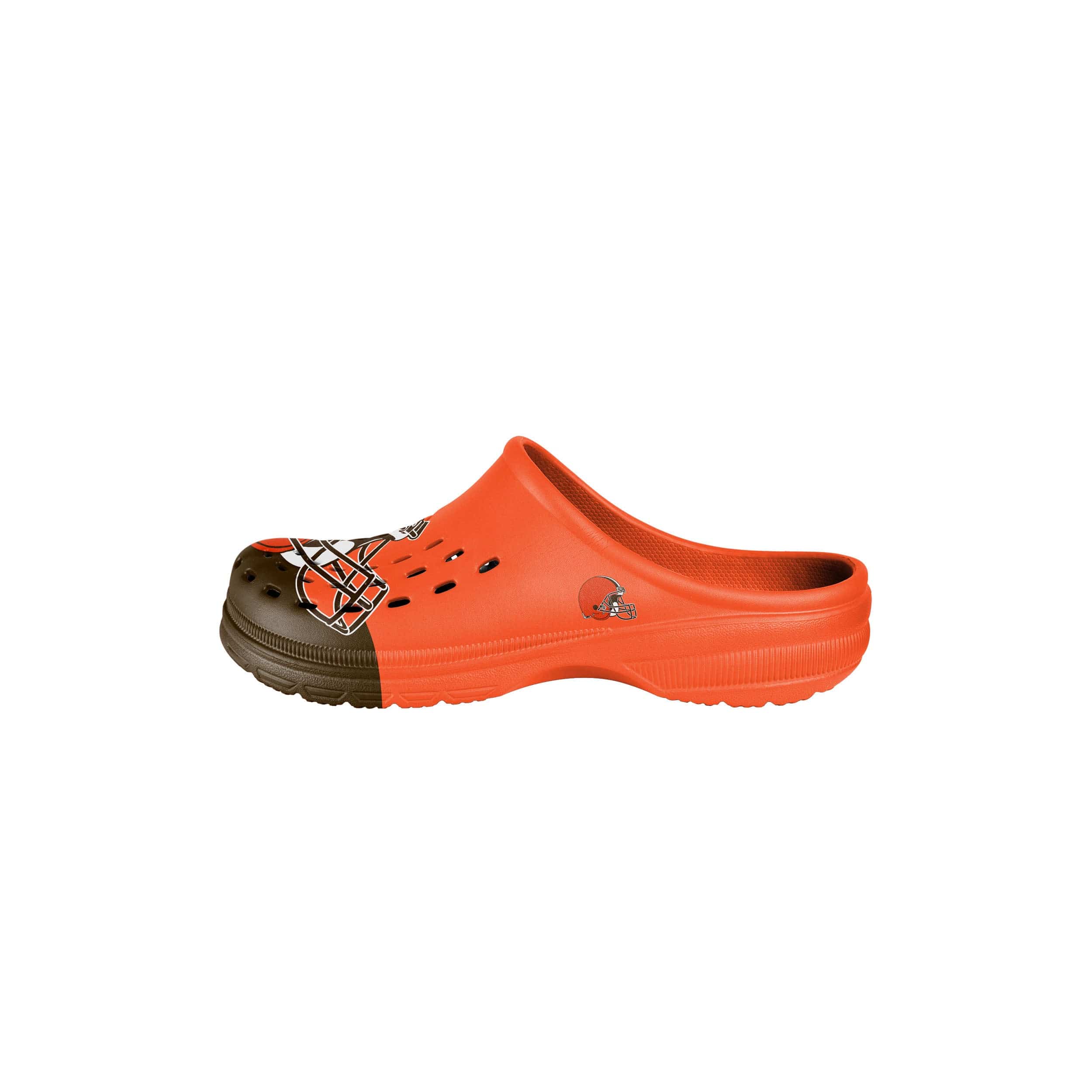 Cleveland Browns NFL Youth Colorblock Big Logo Clog - Image 4