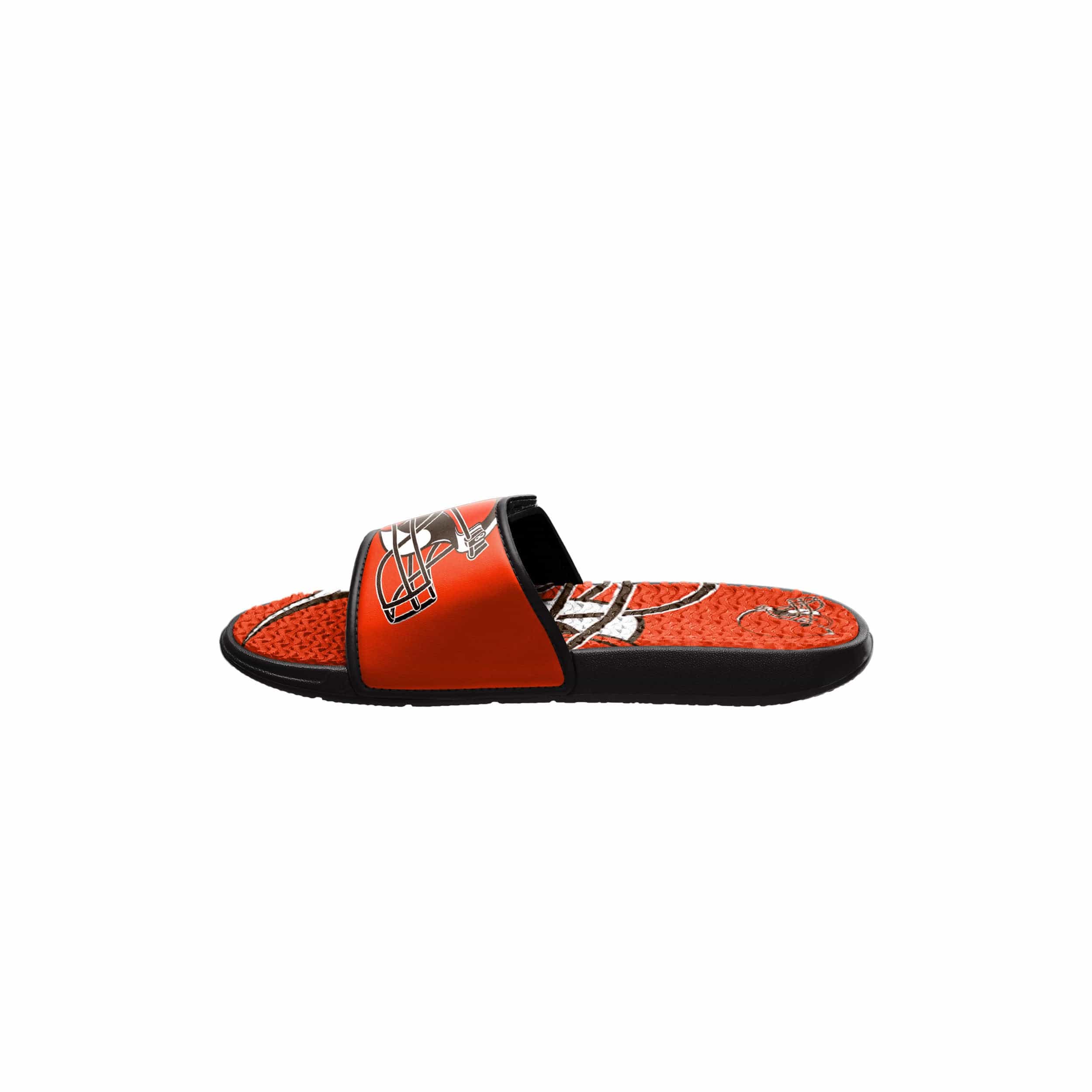 Cleveland Browns NFL Youth Colorblock Big Logo Gel Slide - Image 4